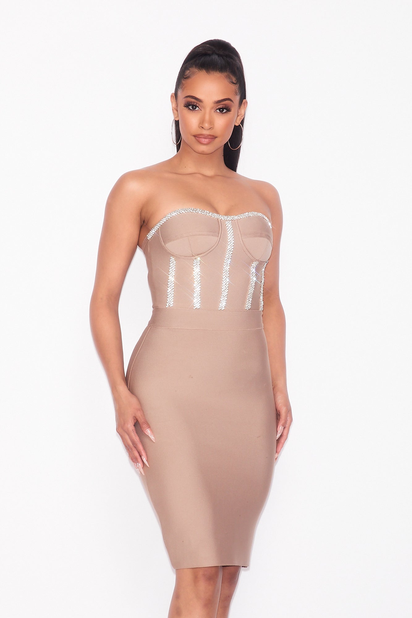 Strapless Bandage Dress
