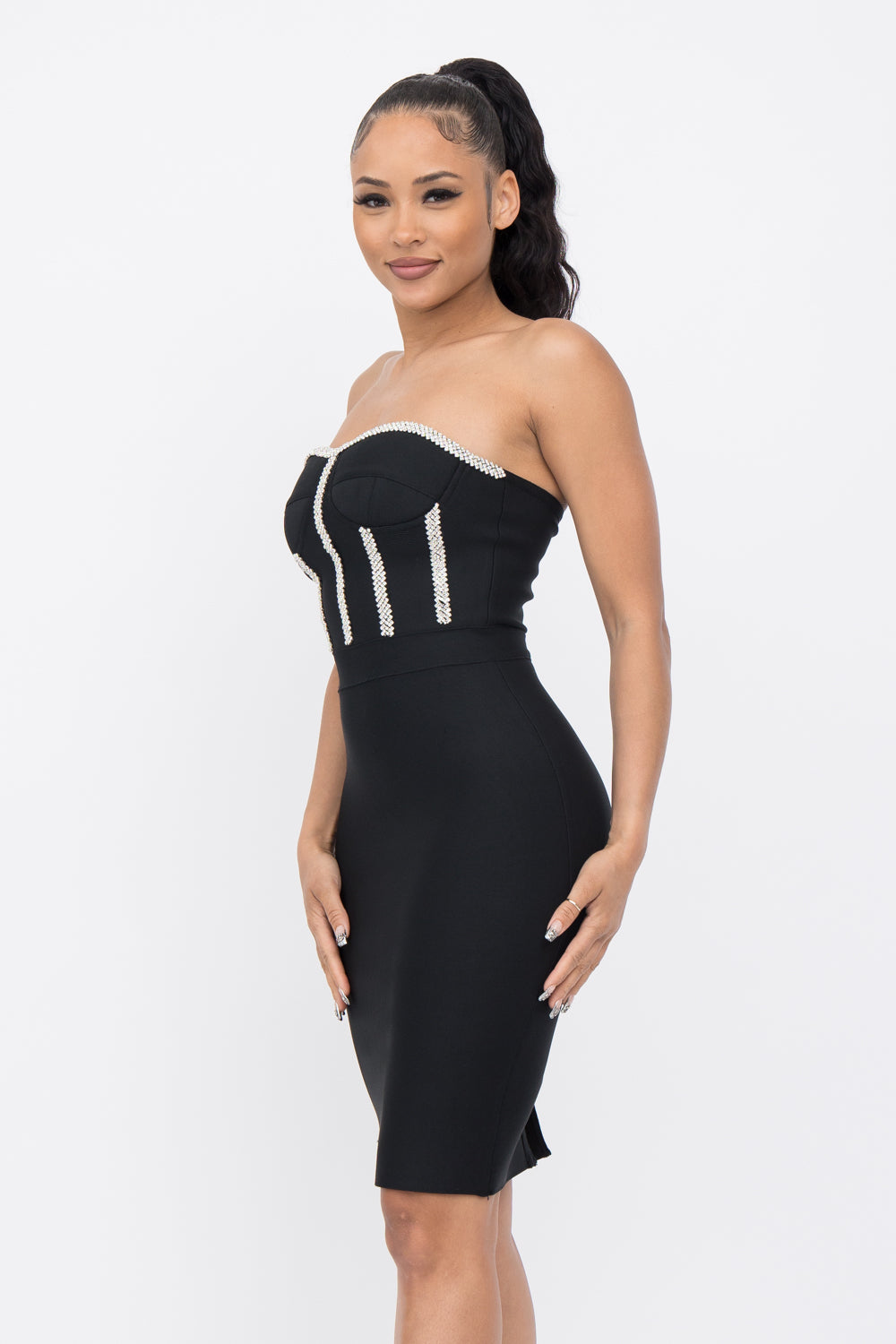 Strapless Bandage Dress