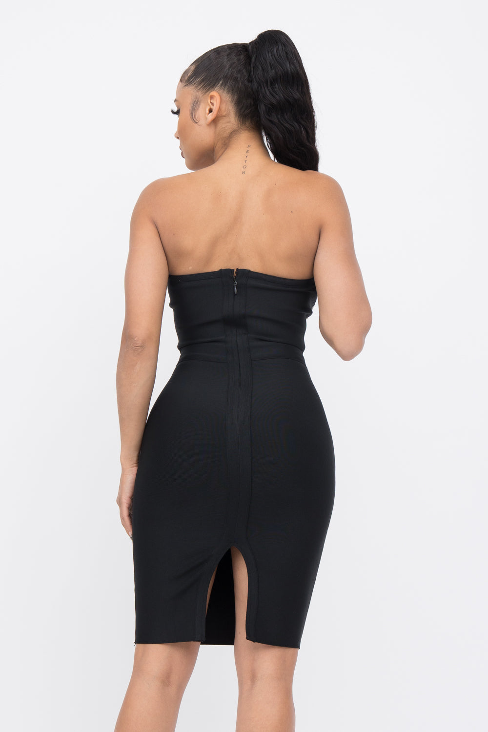 Strapless Bandage Dress