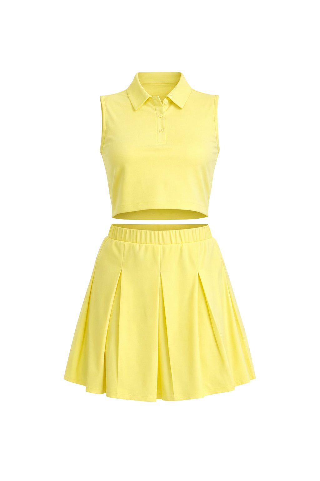 Sleeveless & Tennis Skirt Set