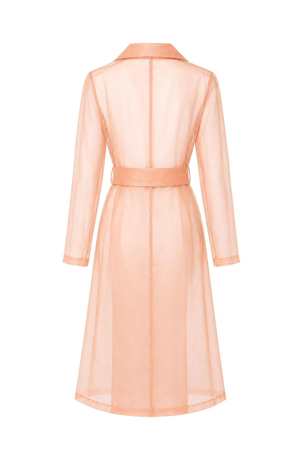 Wrap Style Sheer Coat