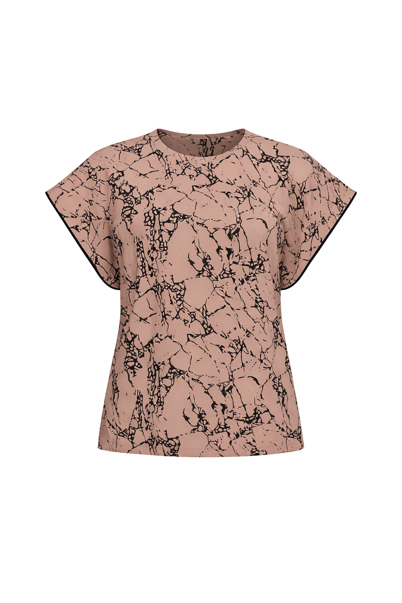Printed Short Sleeve Top