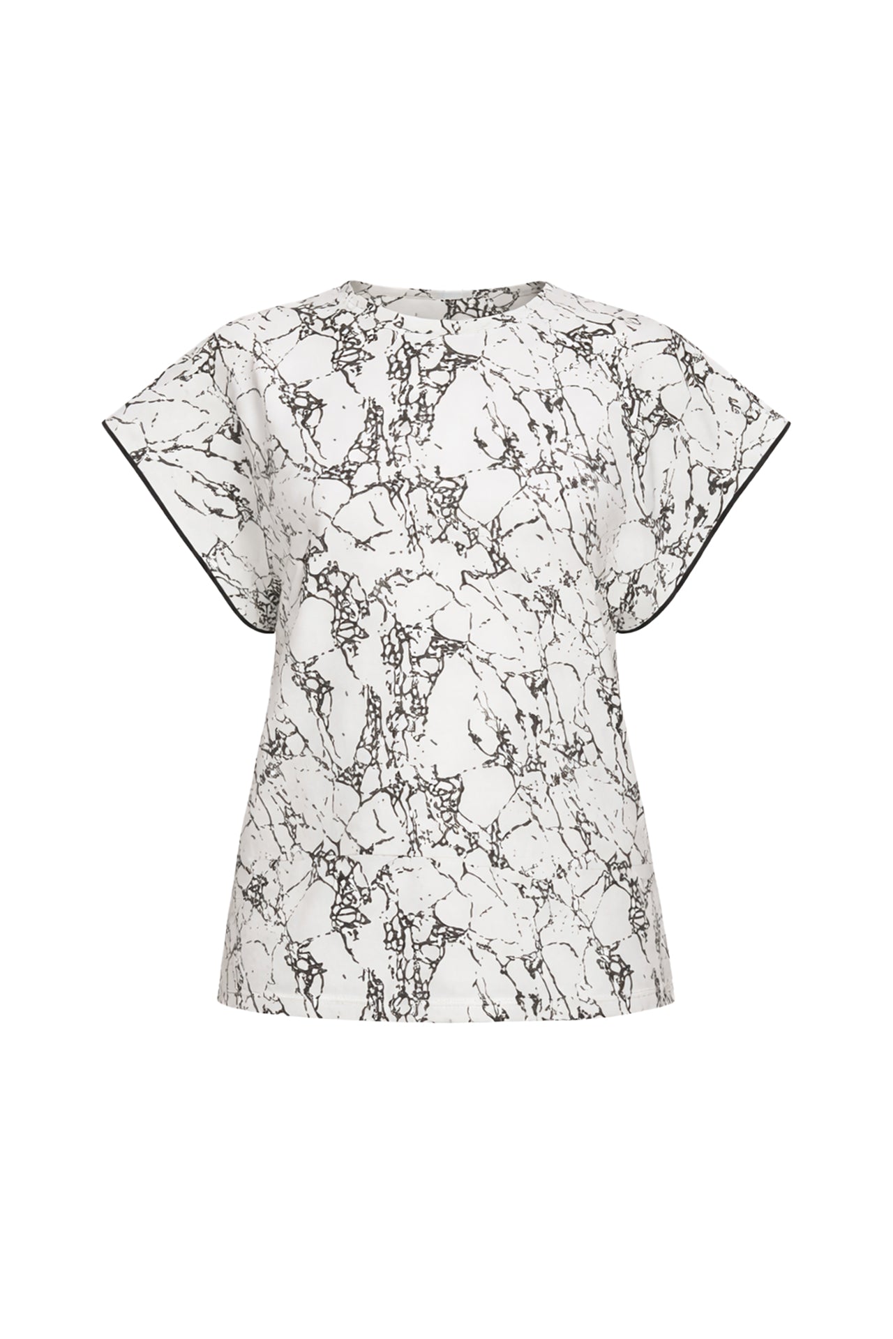 Printed Short Sleeve Top
