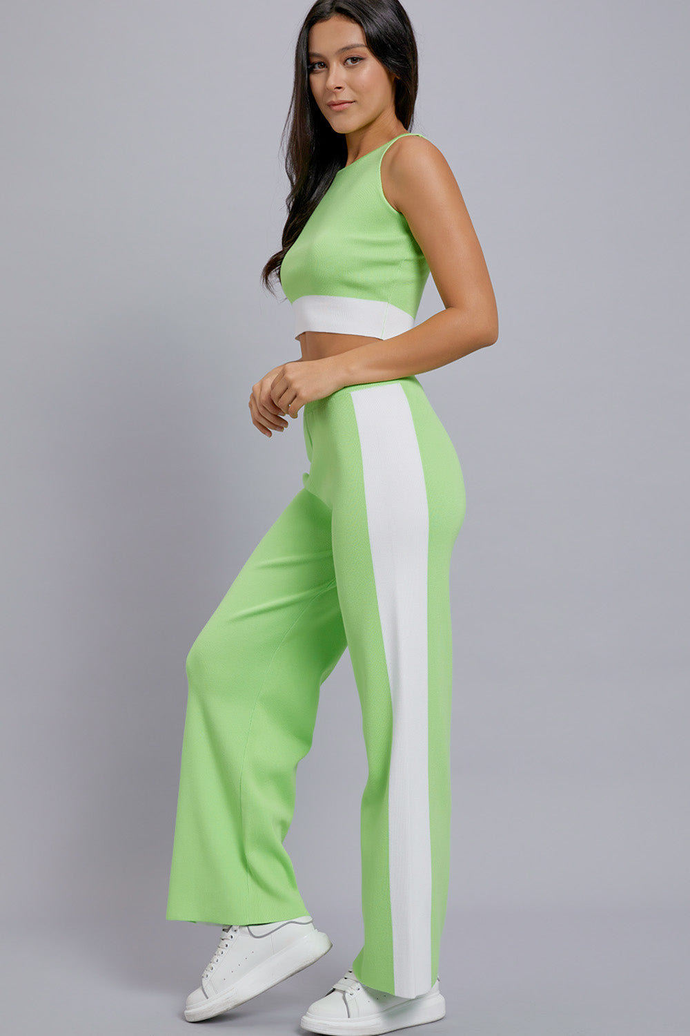 Sleeveless Two Pieces Set