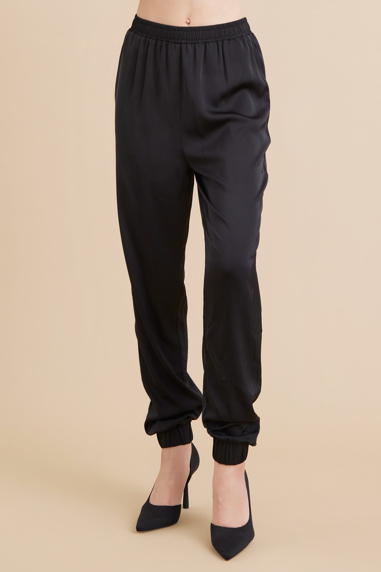 Woven Blazer and Jogger Pants Set