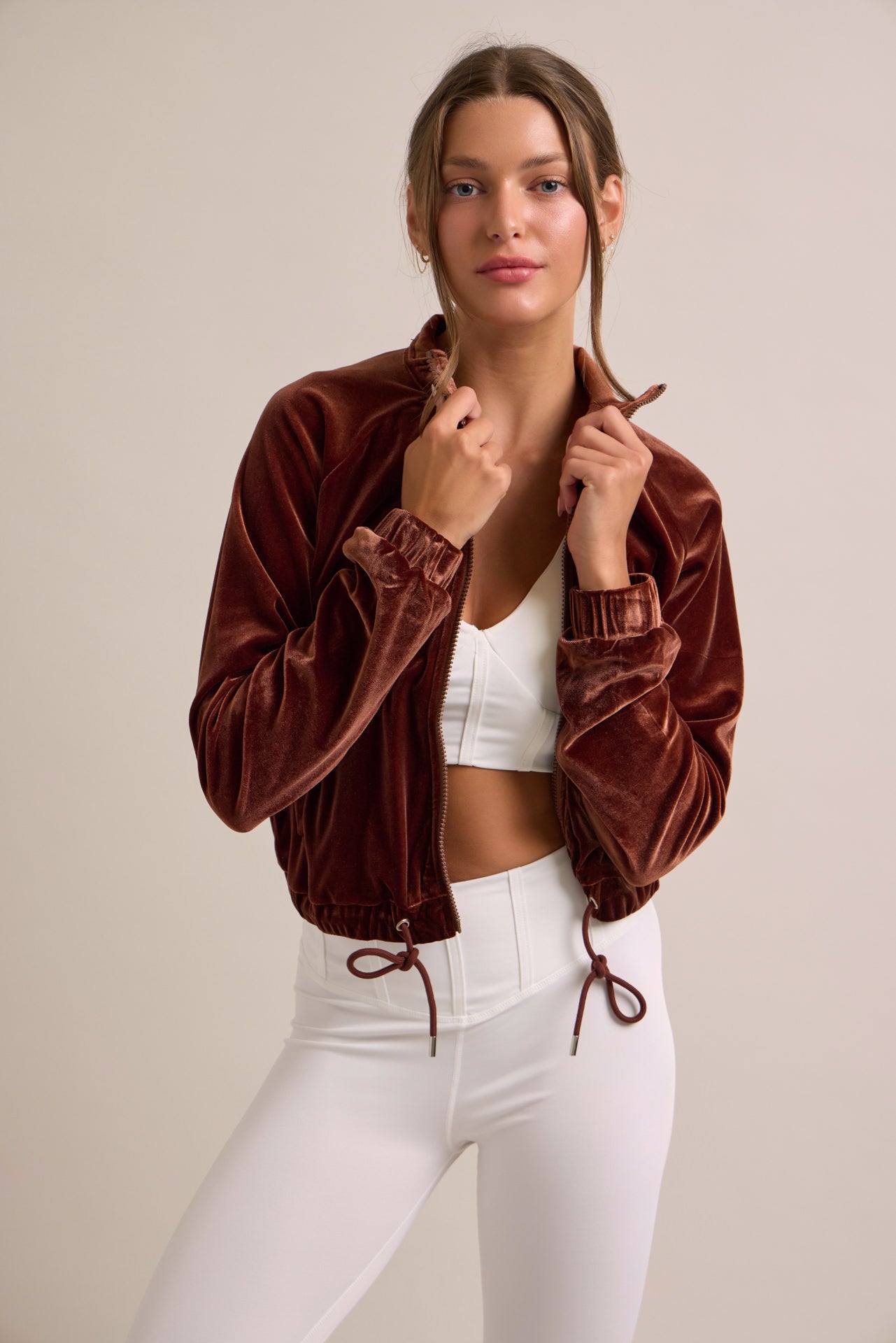 Velvet Two Piece Track Suit