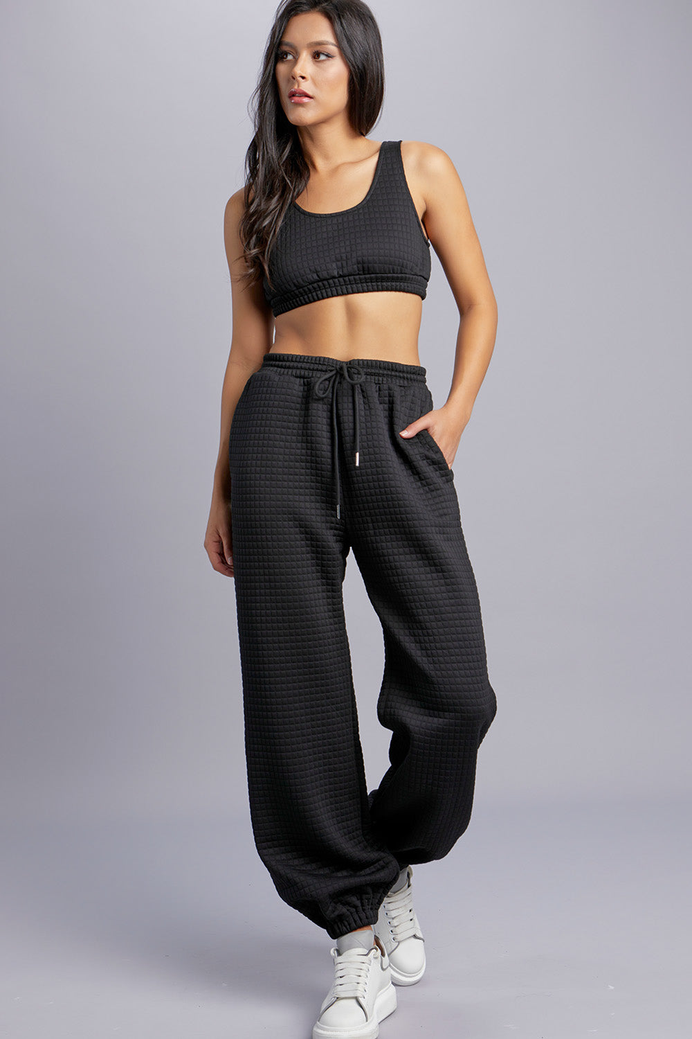 Textured Two Piece Set