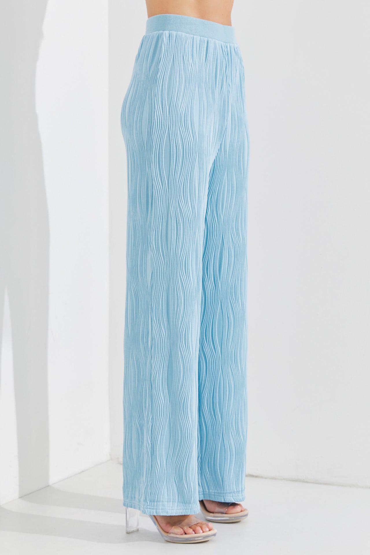 Textured Zip Hoodie and Pants Set