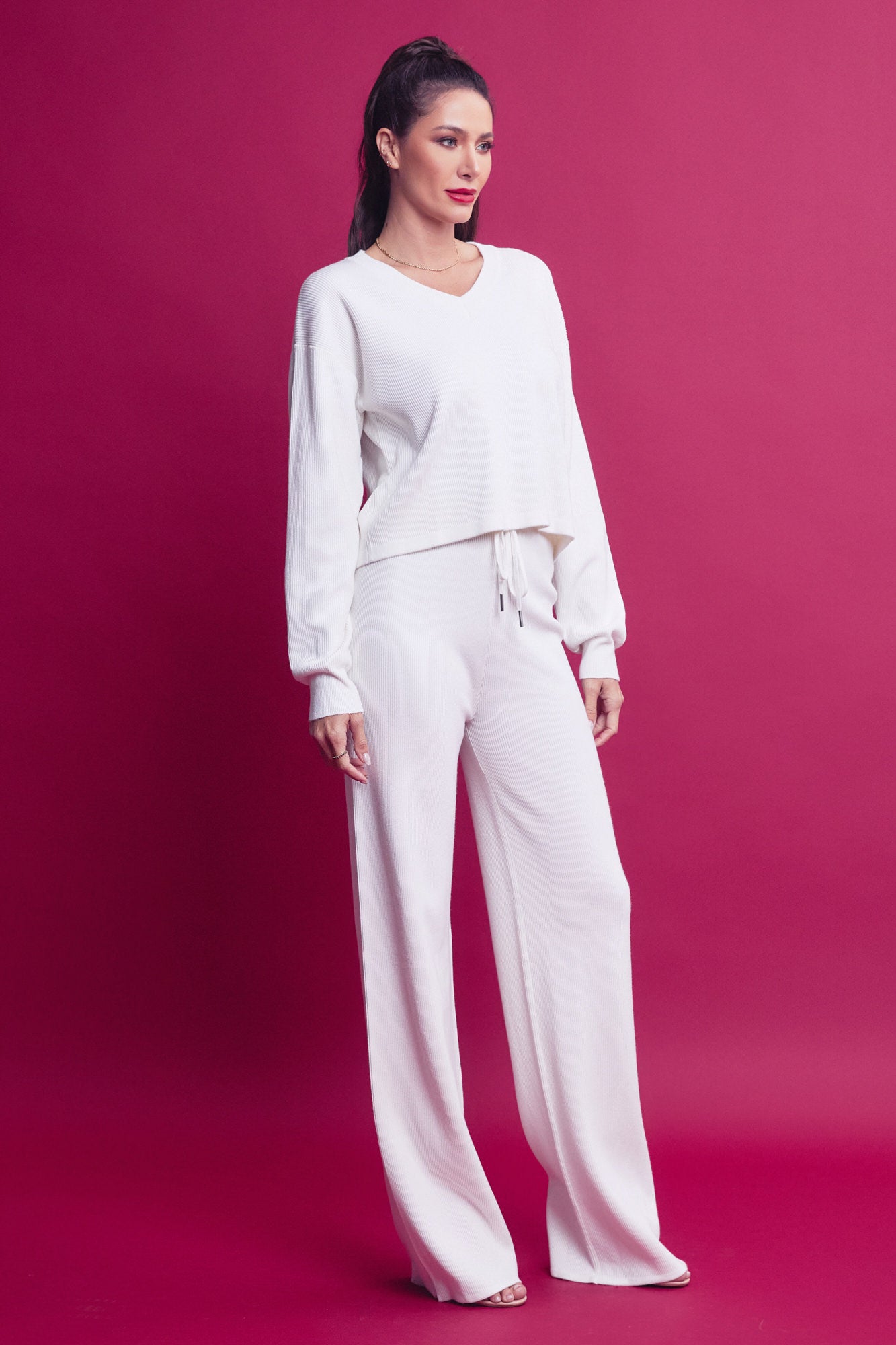 Sweater Long Sleeve Top & Pants Set