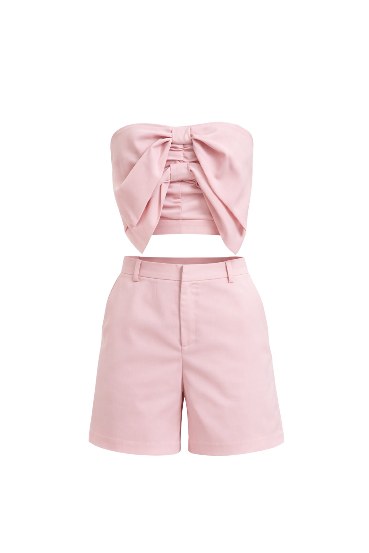 Sweet Treat Bow Tube Top and Shorts Set