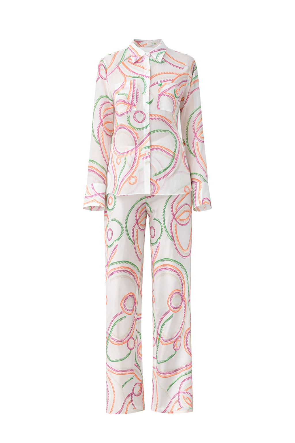 Bound To You Printed Shirt & Pants Set