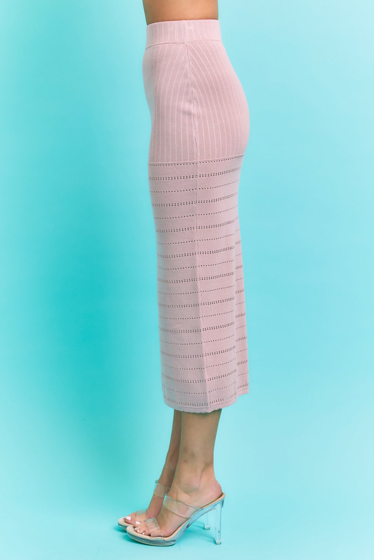 Libby Knit Sleeveless Top & Mermaid Midi Skirt Set