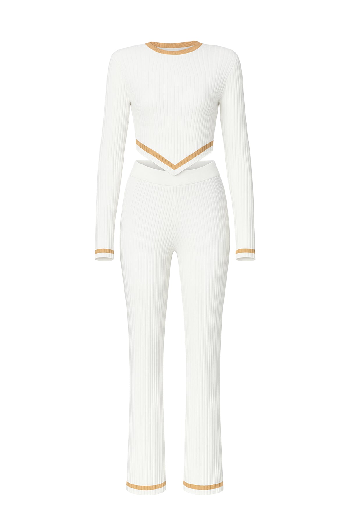 Leave It To Me Knit Long Sleeve Top and Pants Set