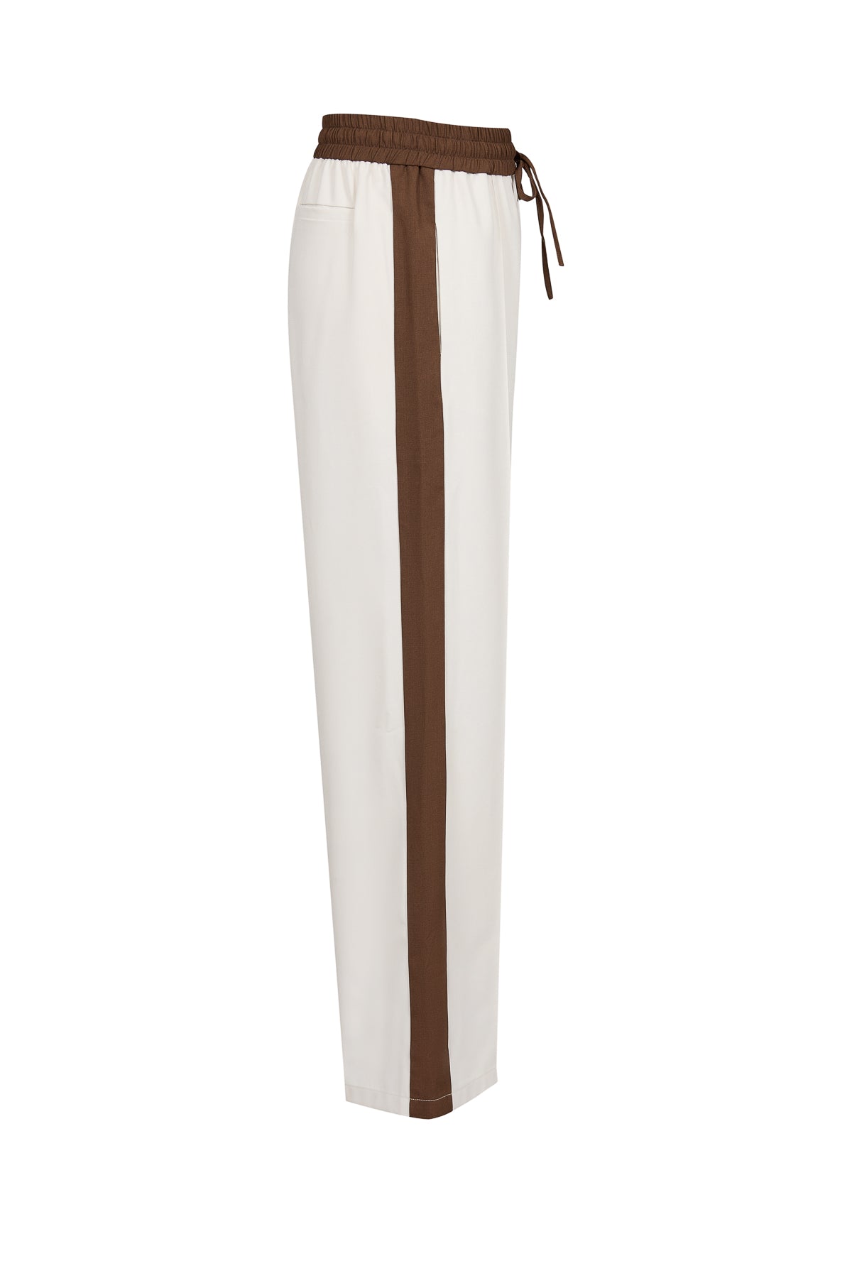 Clara Woven Jacket and Pants Set With Contrast Stripe