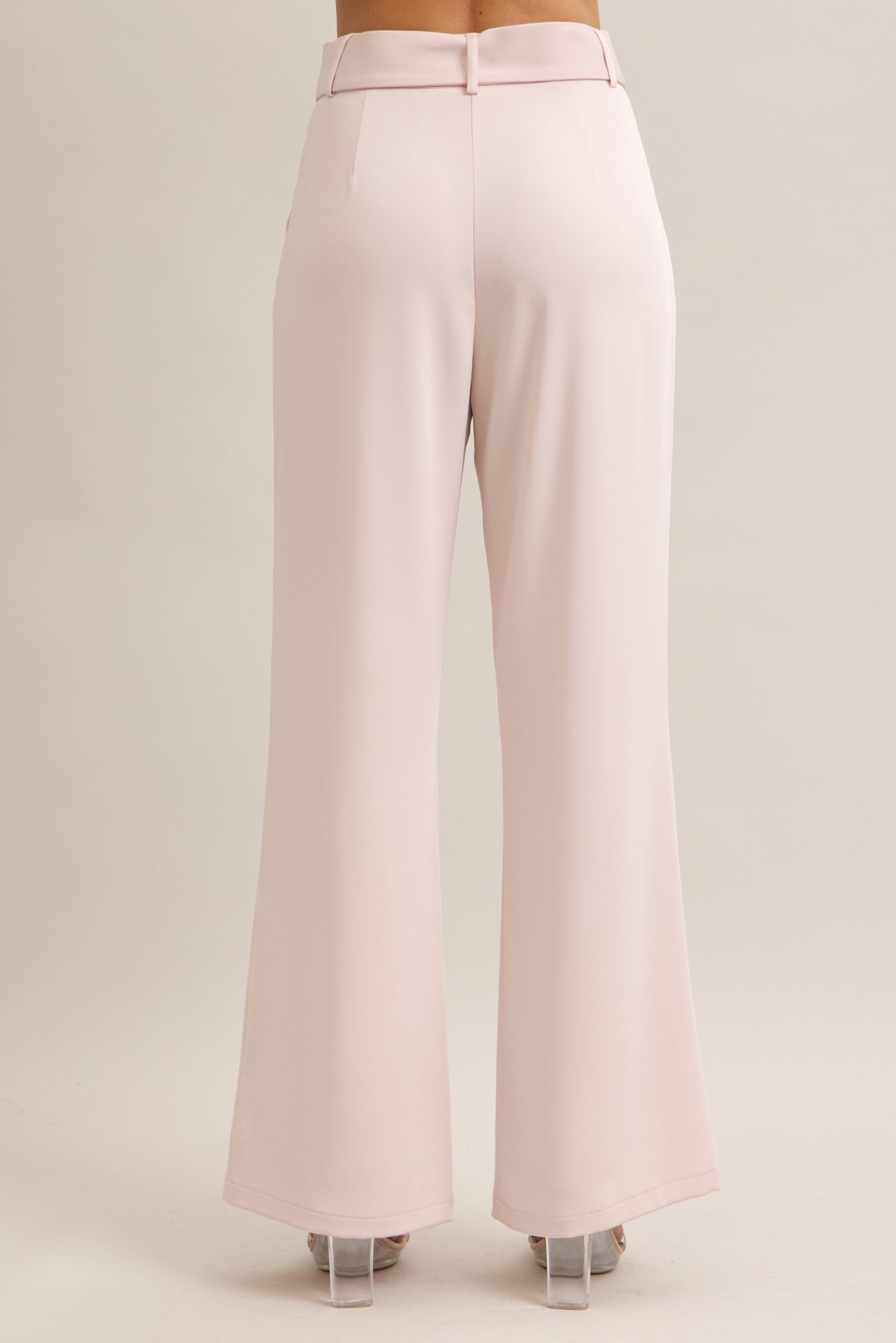 Keeping It Smart Woven Sleeveless Crop Wrap Top and Pants With Belt Set