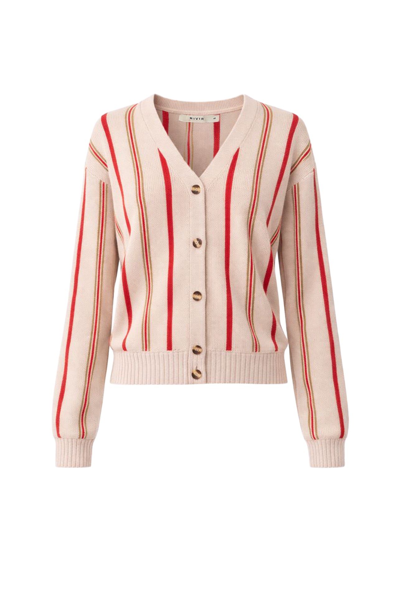 Classic Pinstripe Knit Cardigan
