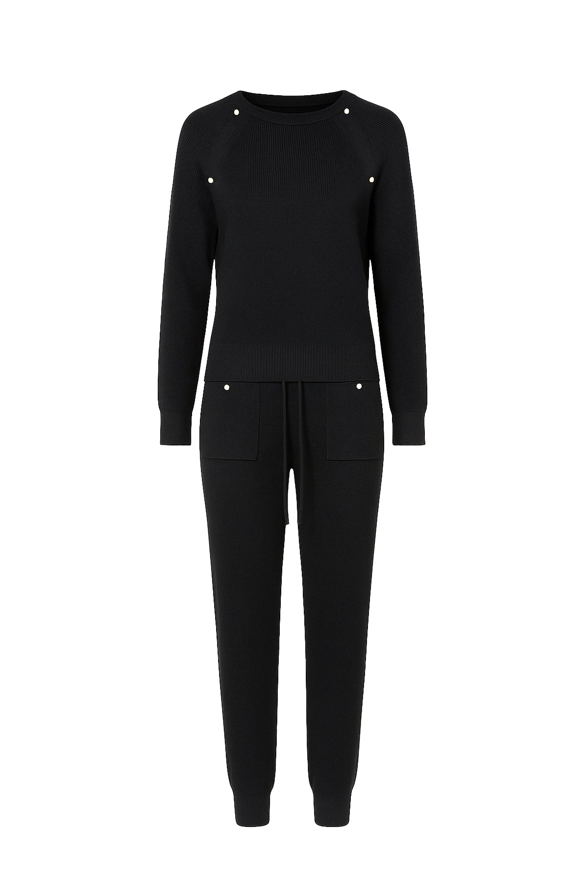 Alarice Knit Long Sleeve Top and Jogger Pants Set