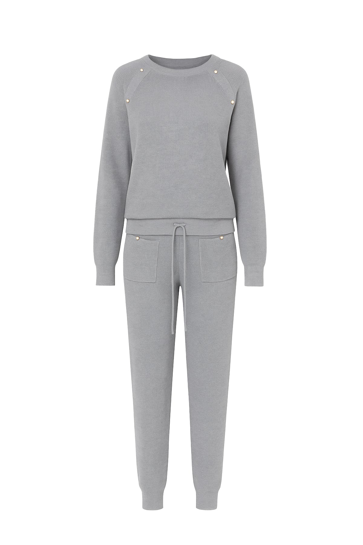 Alarice Knit Long Sleeve Top and Jogger Pants Set