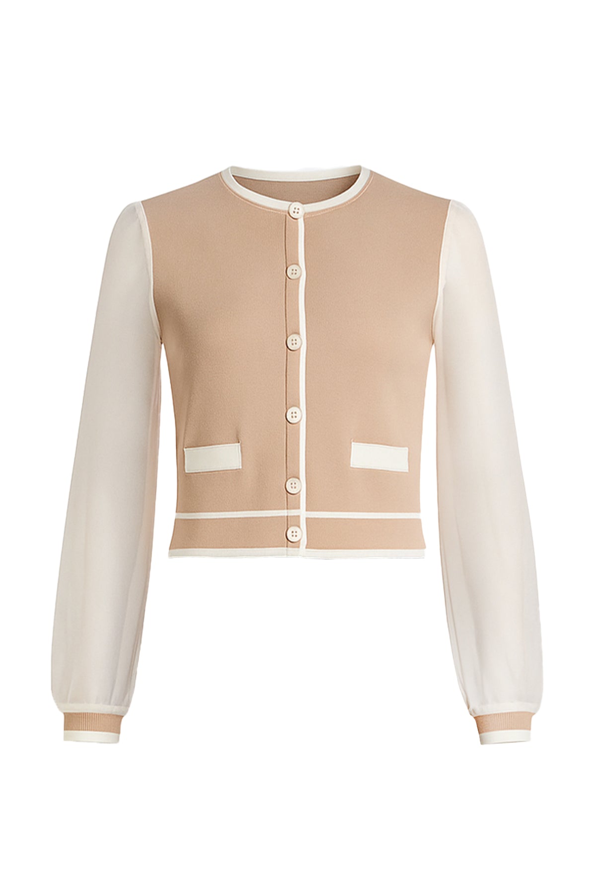 Organza Bloom Knit Cardigan