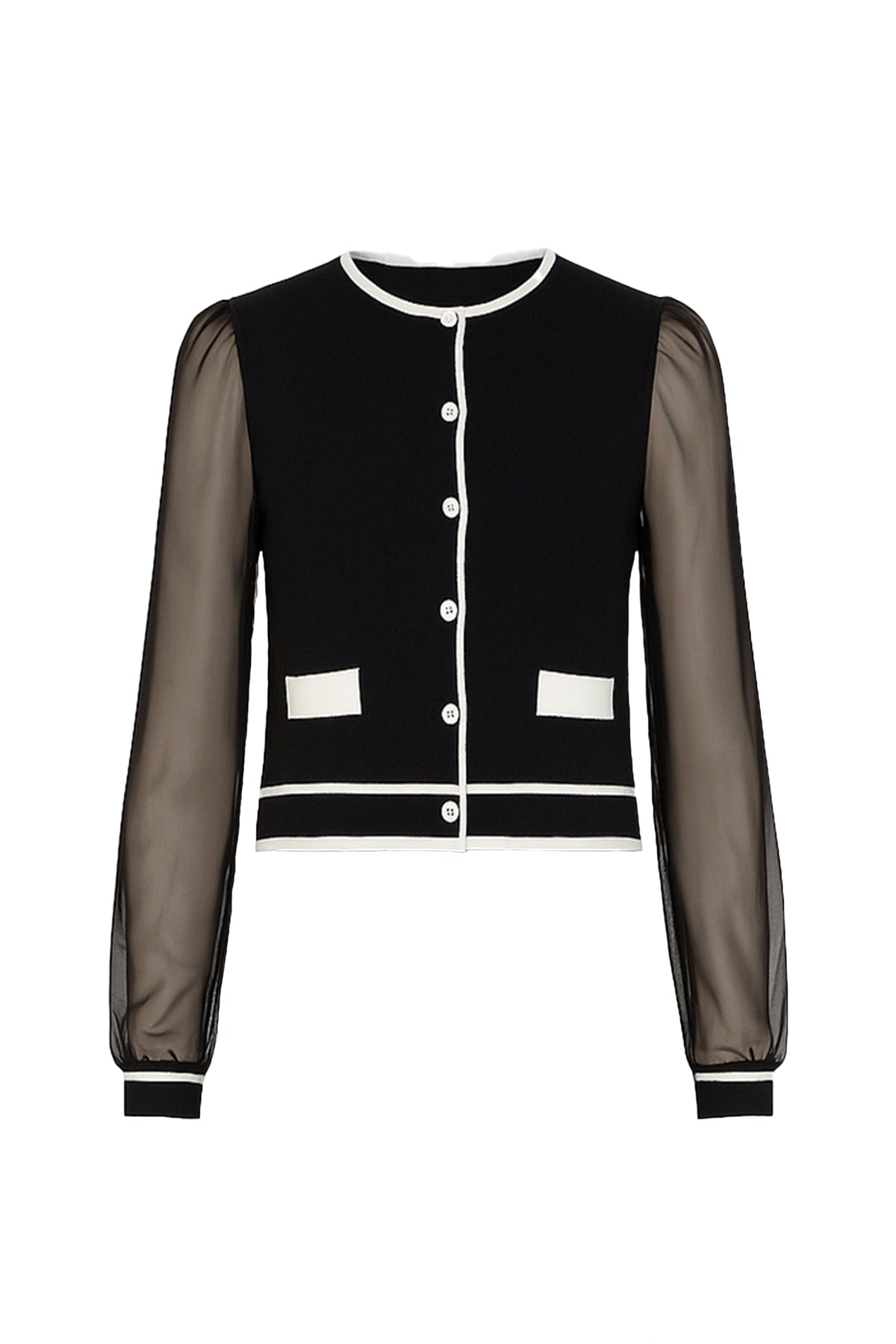 Organza Bloom Knit Cardigan