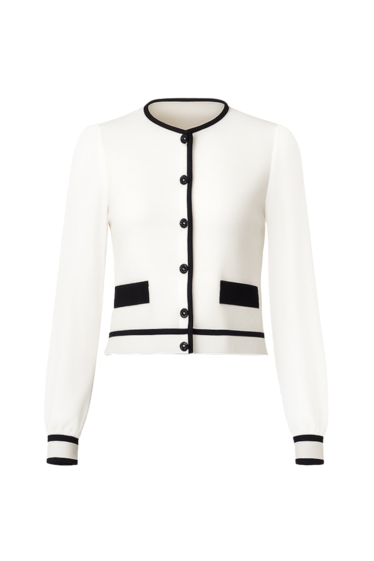 Organza Bloom Knit Cardigan