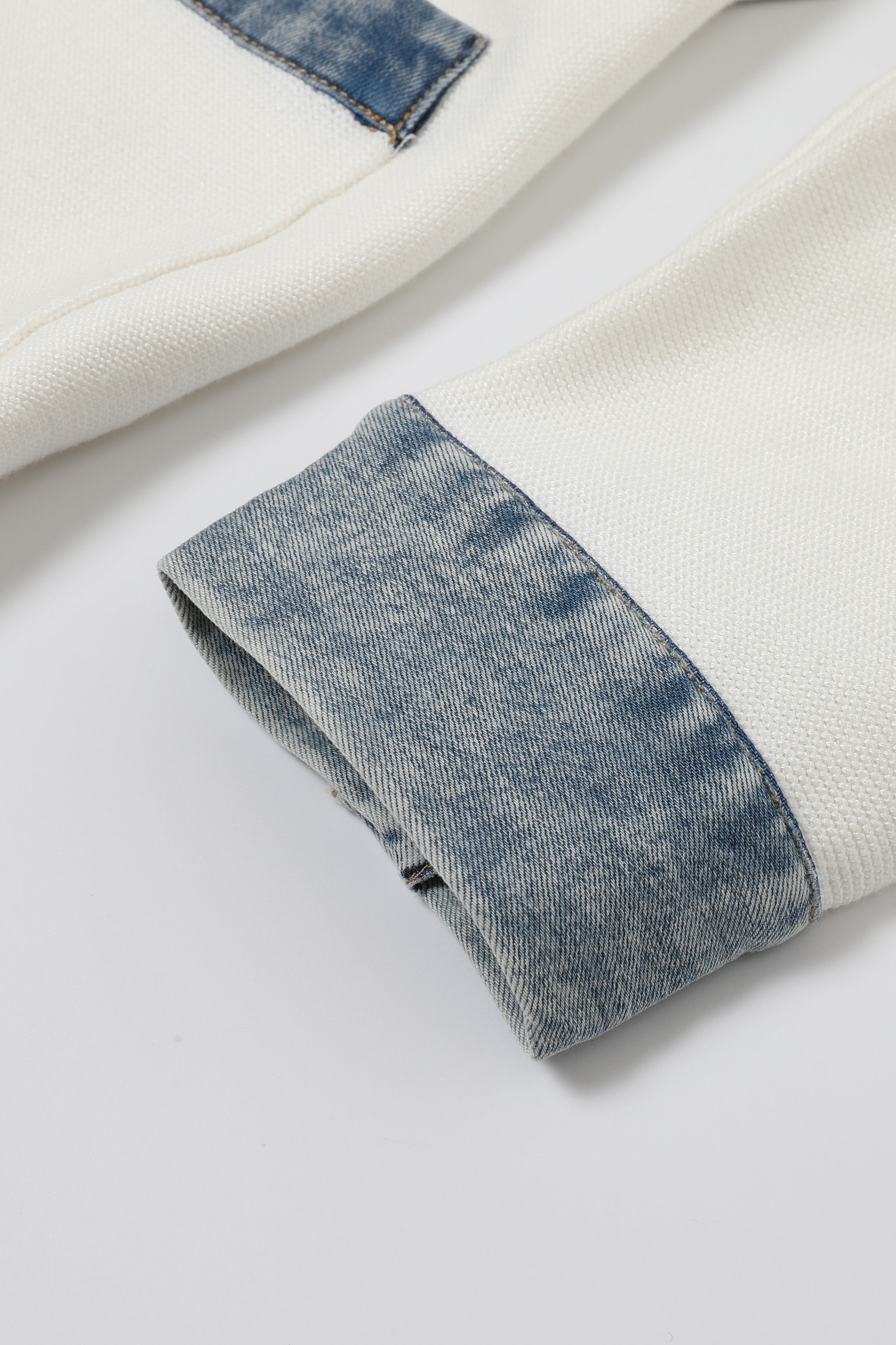 Denim Voyage Collar Cardigan