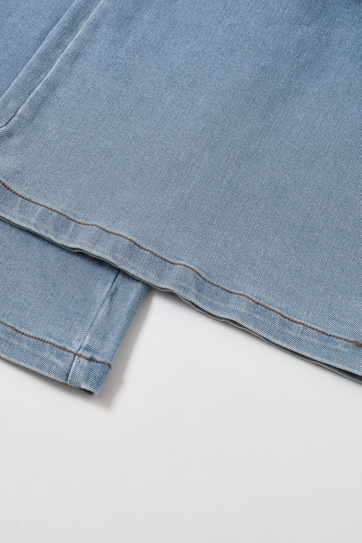 Duality Asymmetrical Mixed-Denim Pant