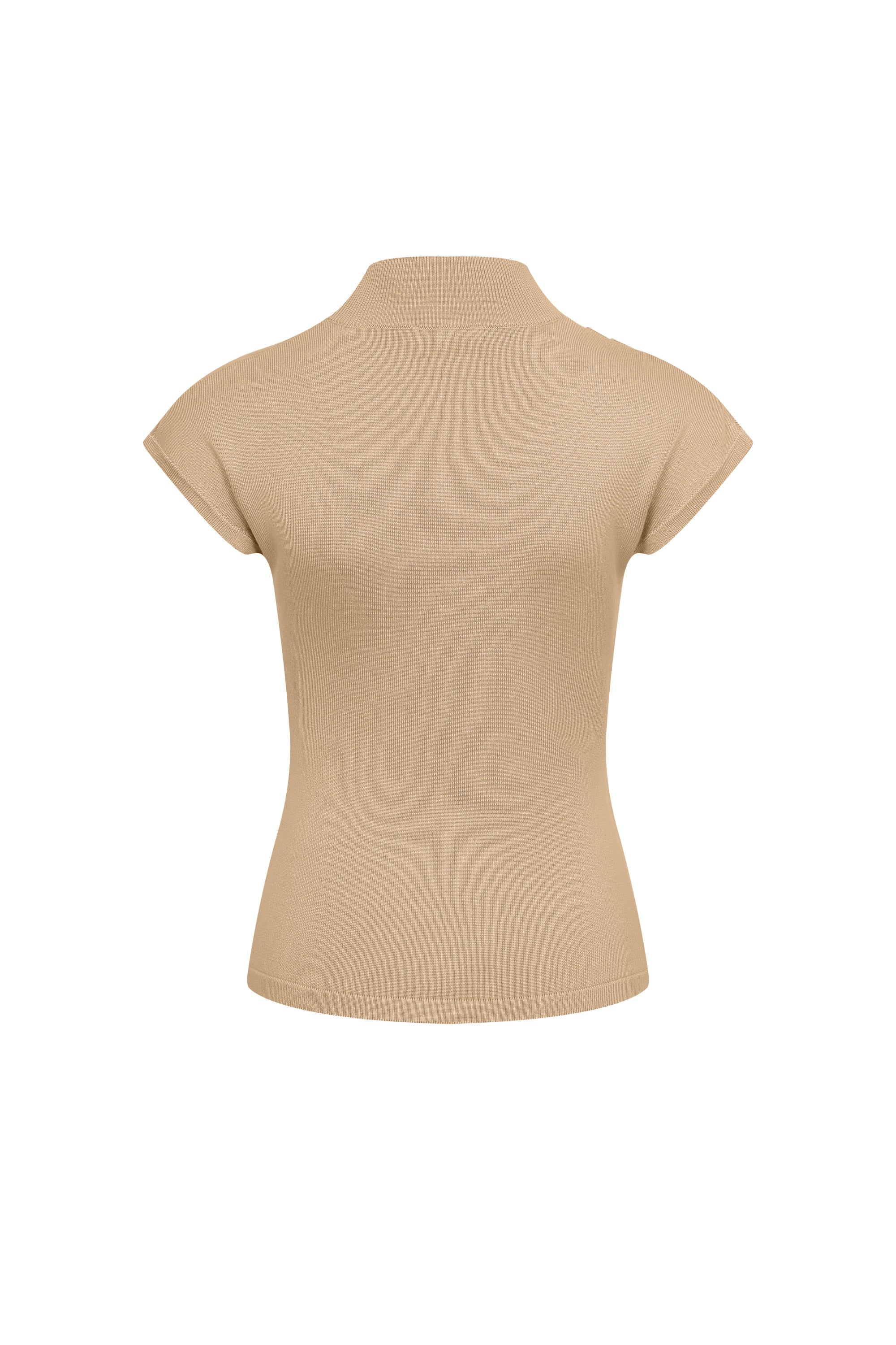 The Norah Knit Top With Pleats