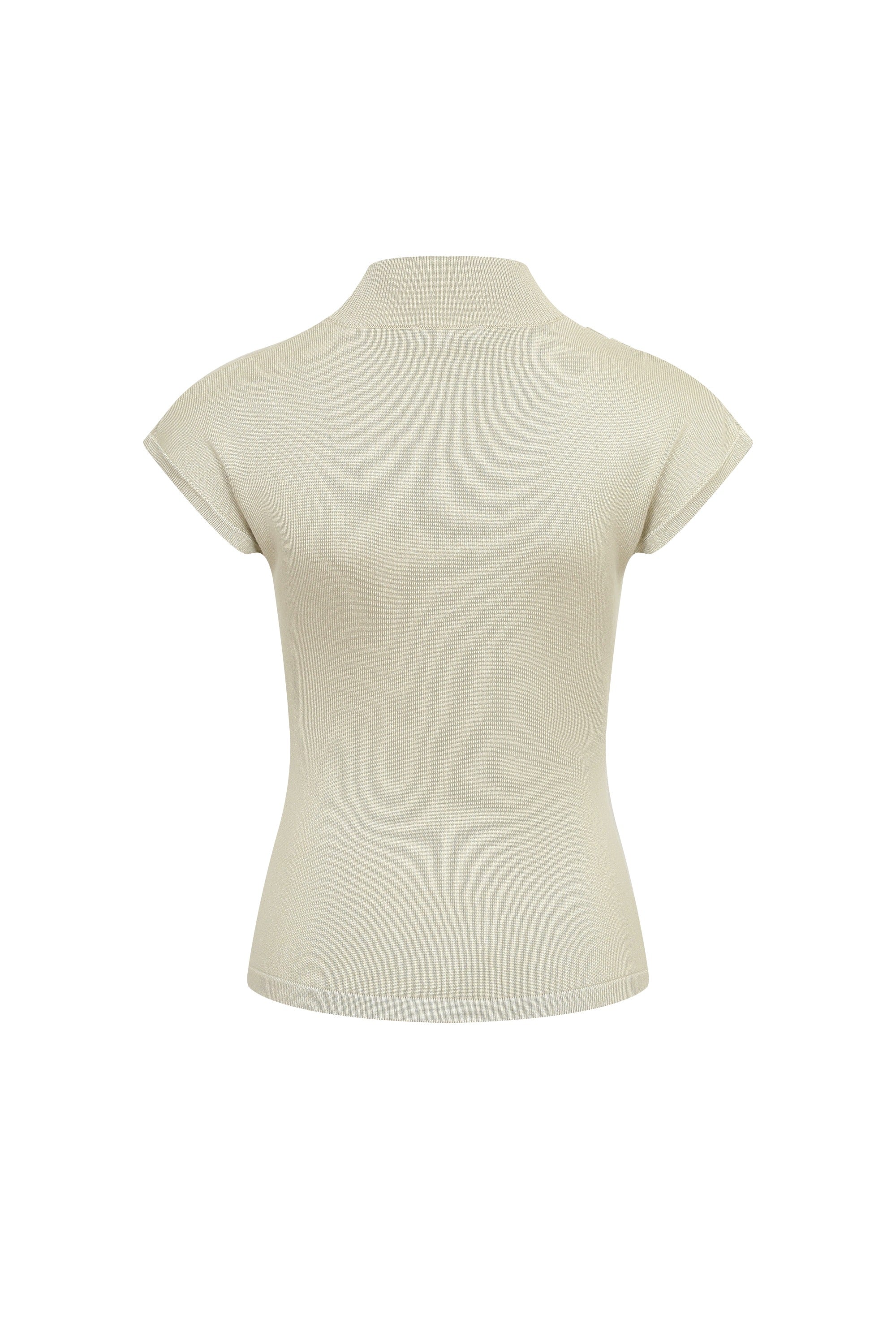 The Norah Knit Top With Pleats