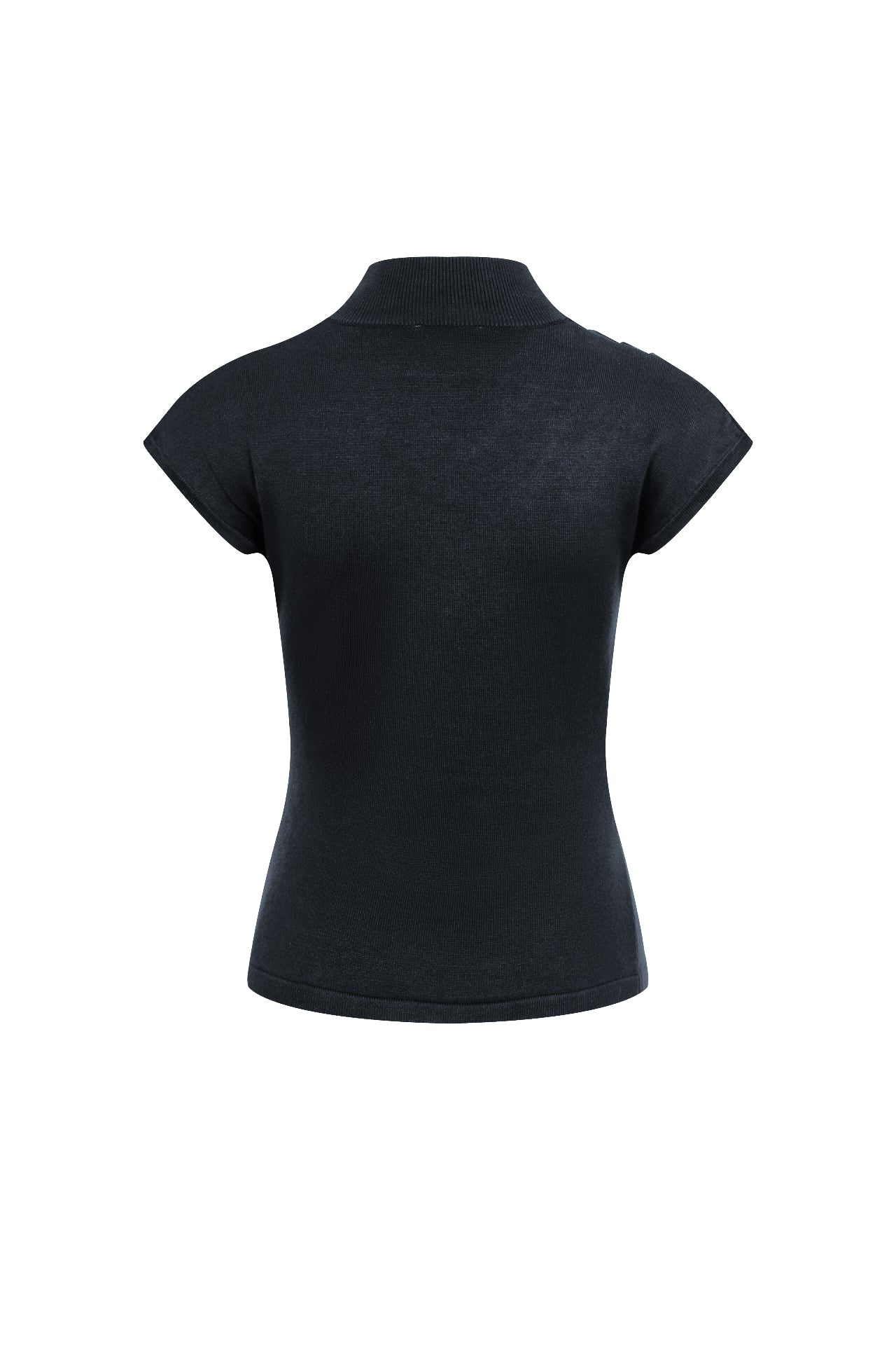 The Norah Knit Top With Pleats