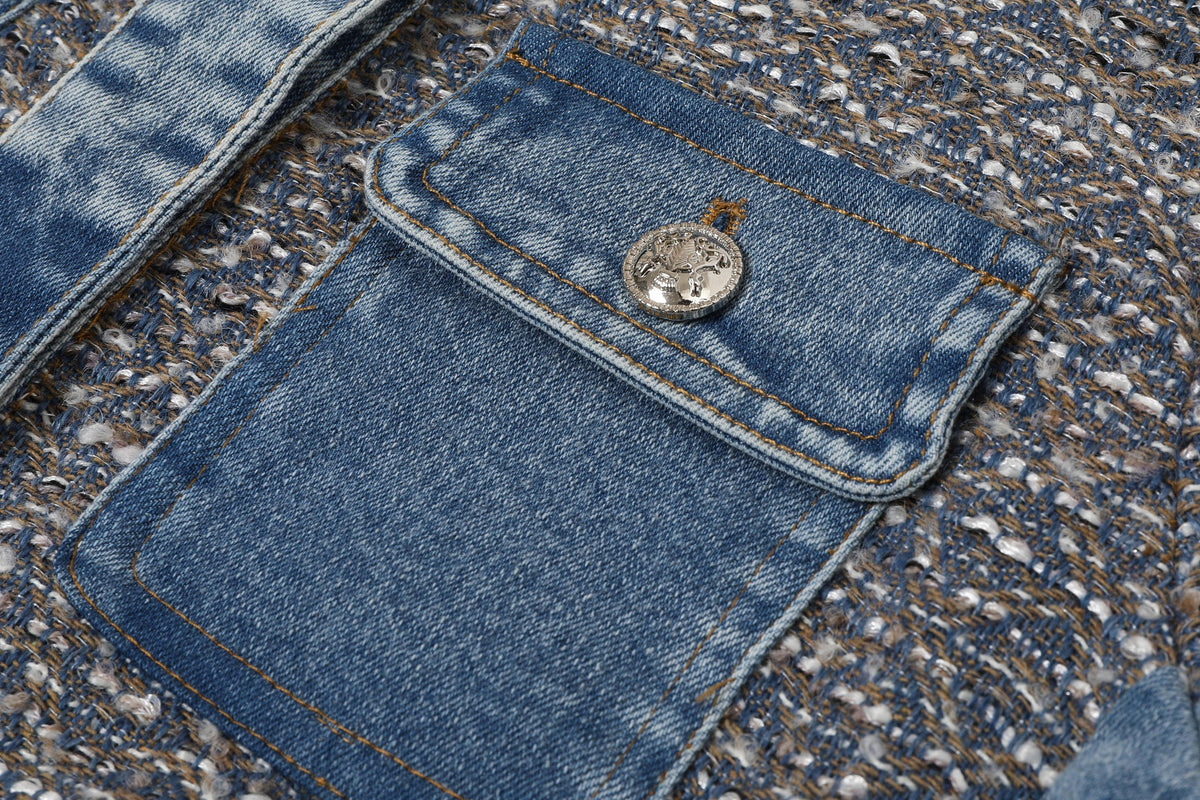 Tweed & Indigo Elegance Jacket