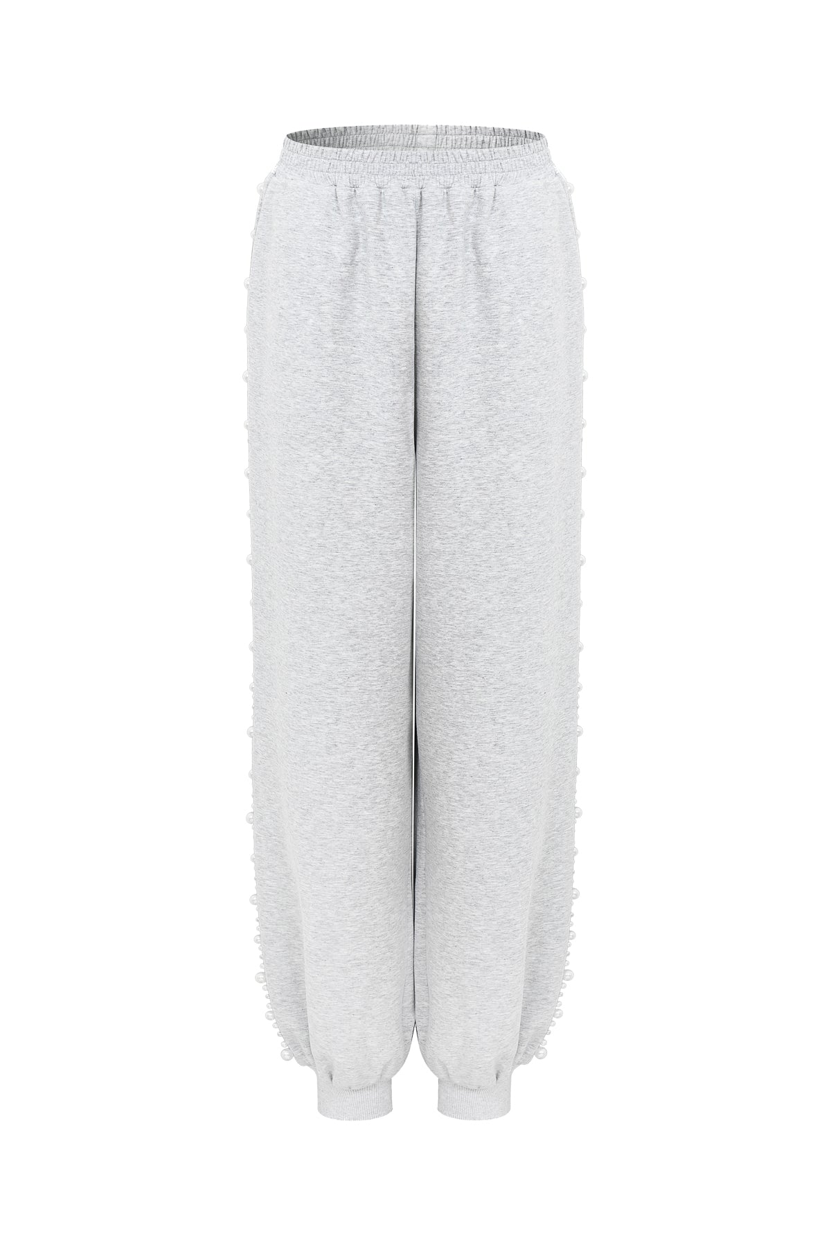 Pearl Embellished Hooded Jacket And Pants Set