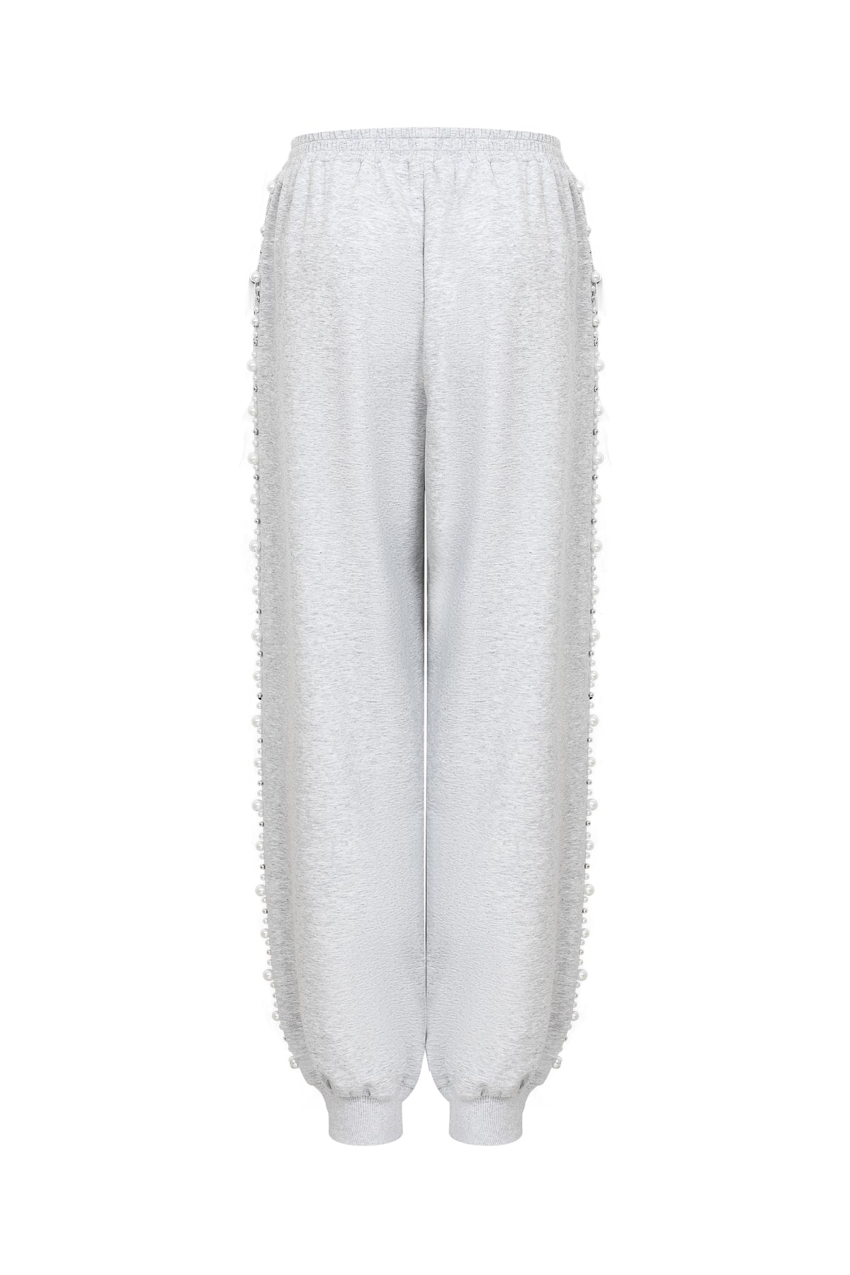 Pearl Embellished Hooded Jacket And Pants Set