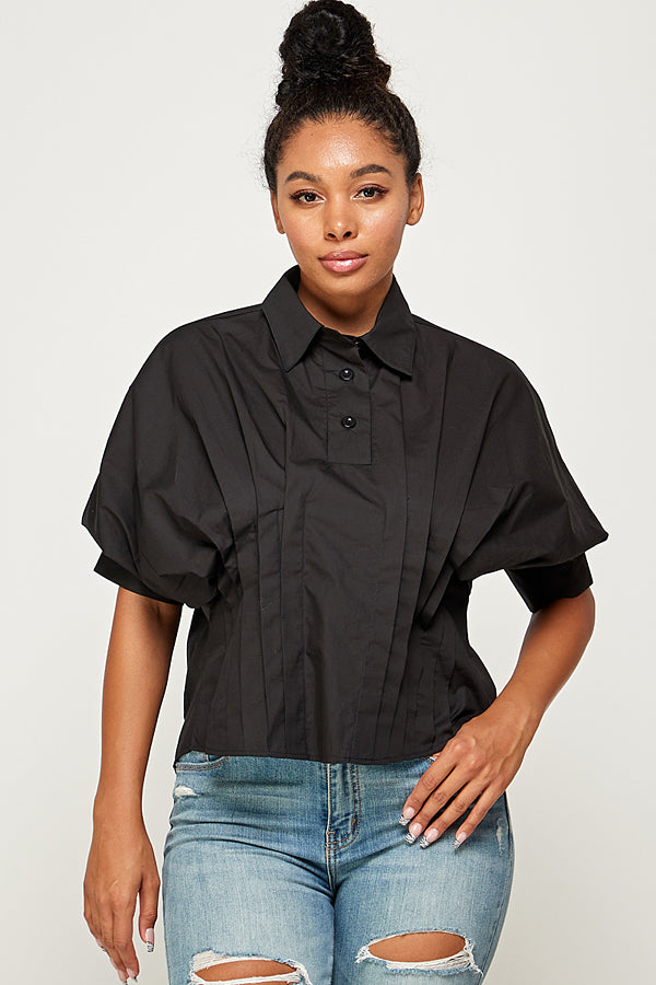 Short Sleeve Solid Top