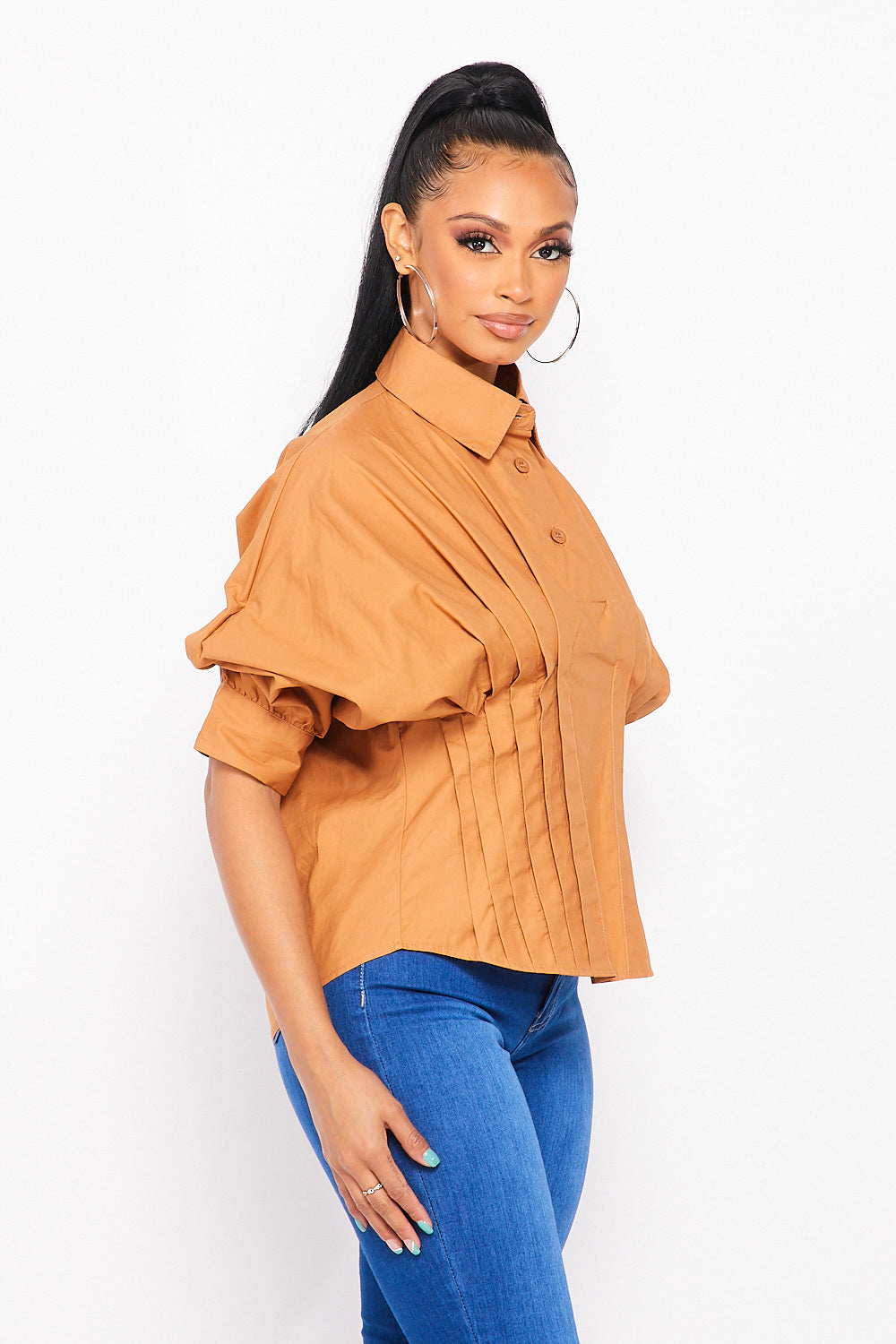 Short Sleeve Solid Top