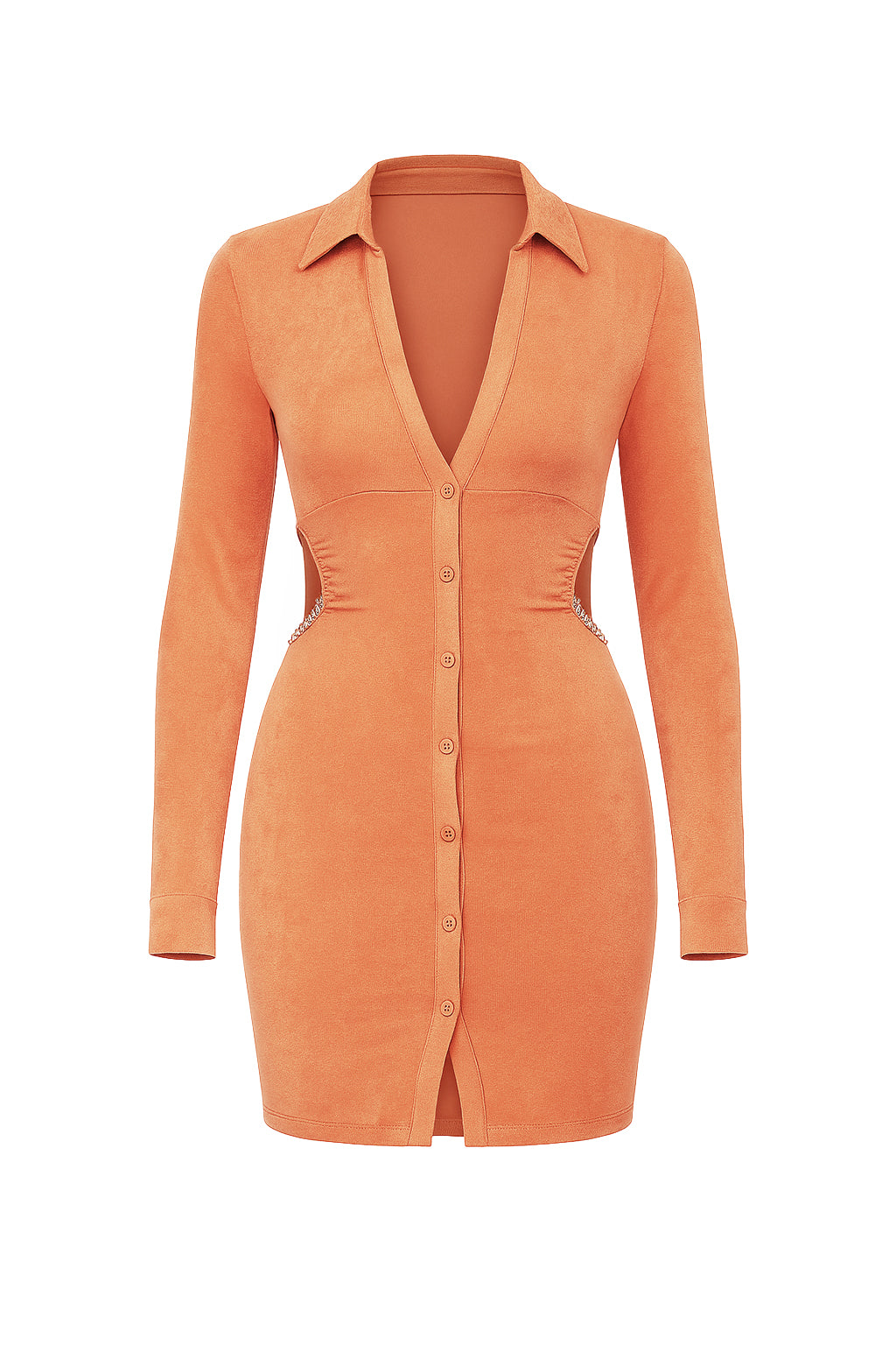Solid Mini Dress