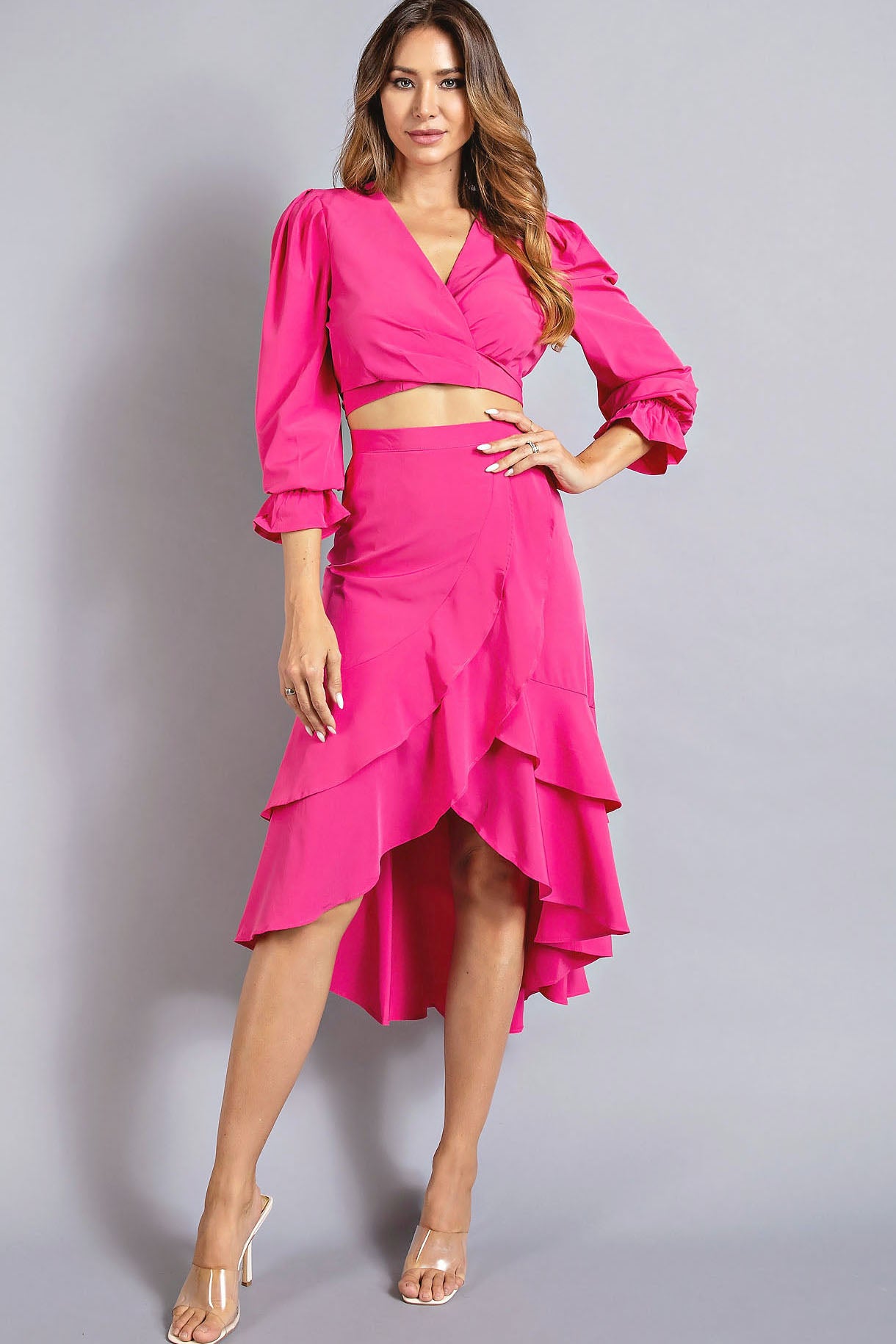 Double Ruffle Skirt Set