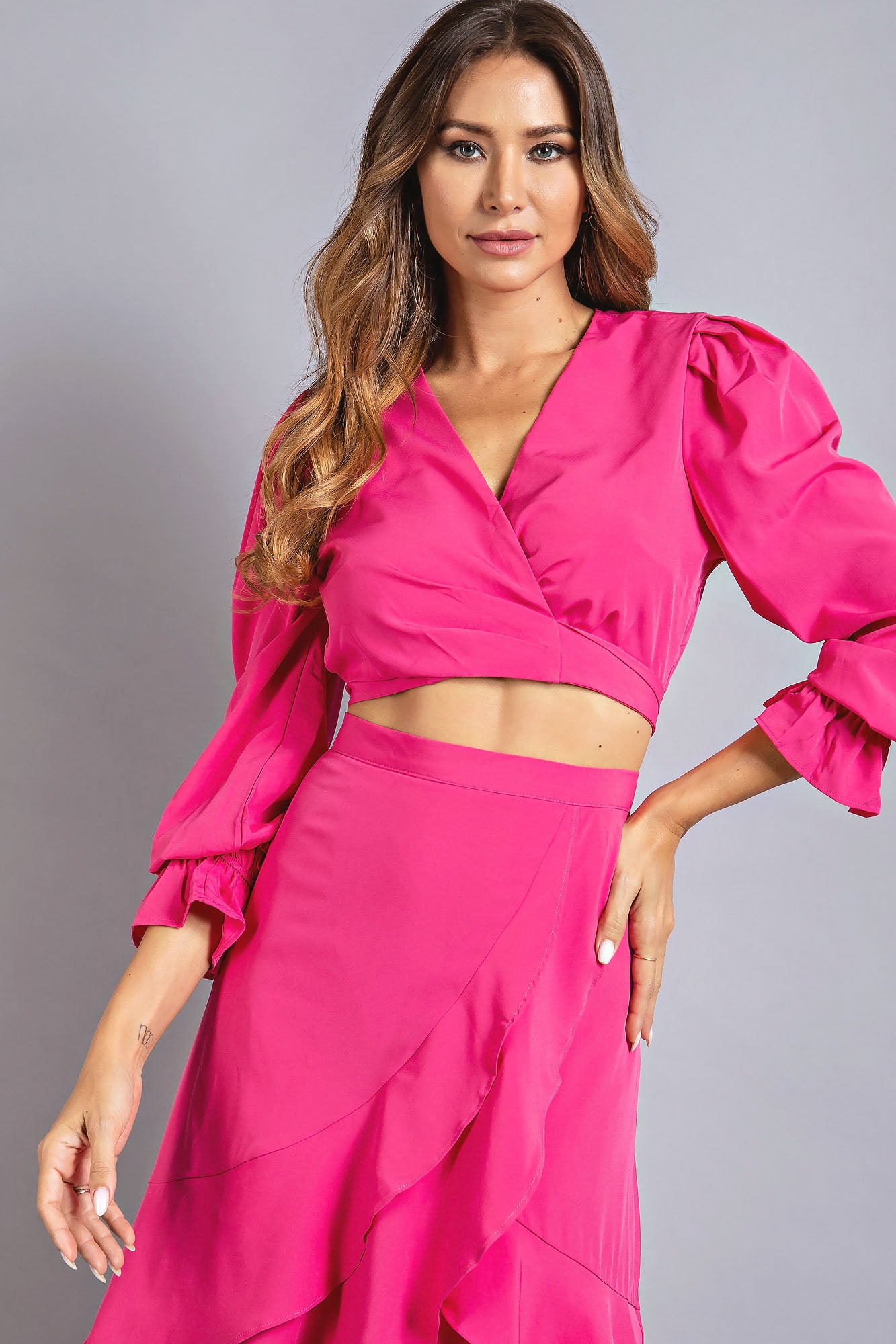 Double Ruffle Skirt Set