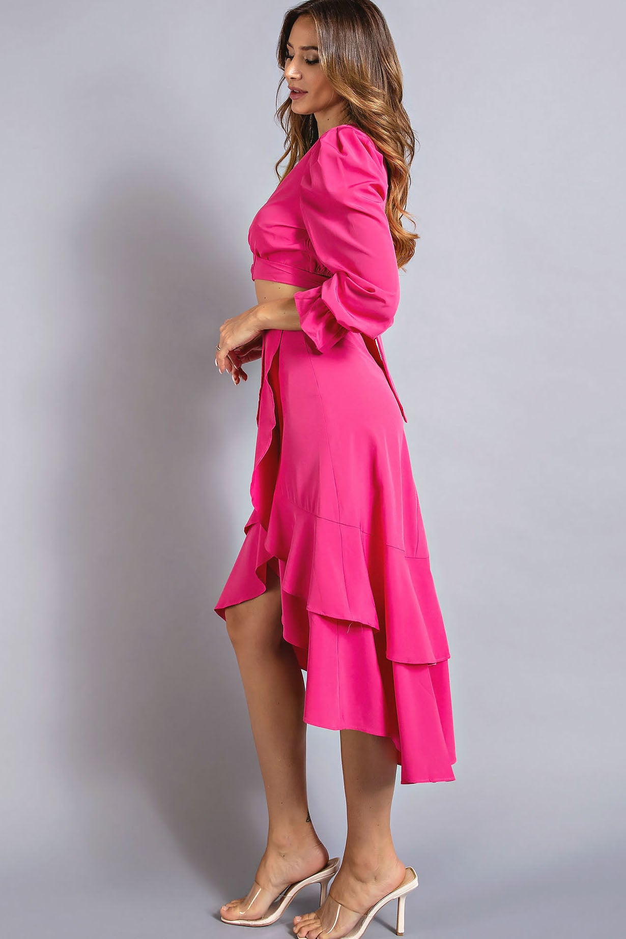 Double Ruffle Skirt Set