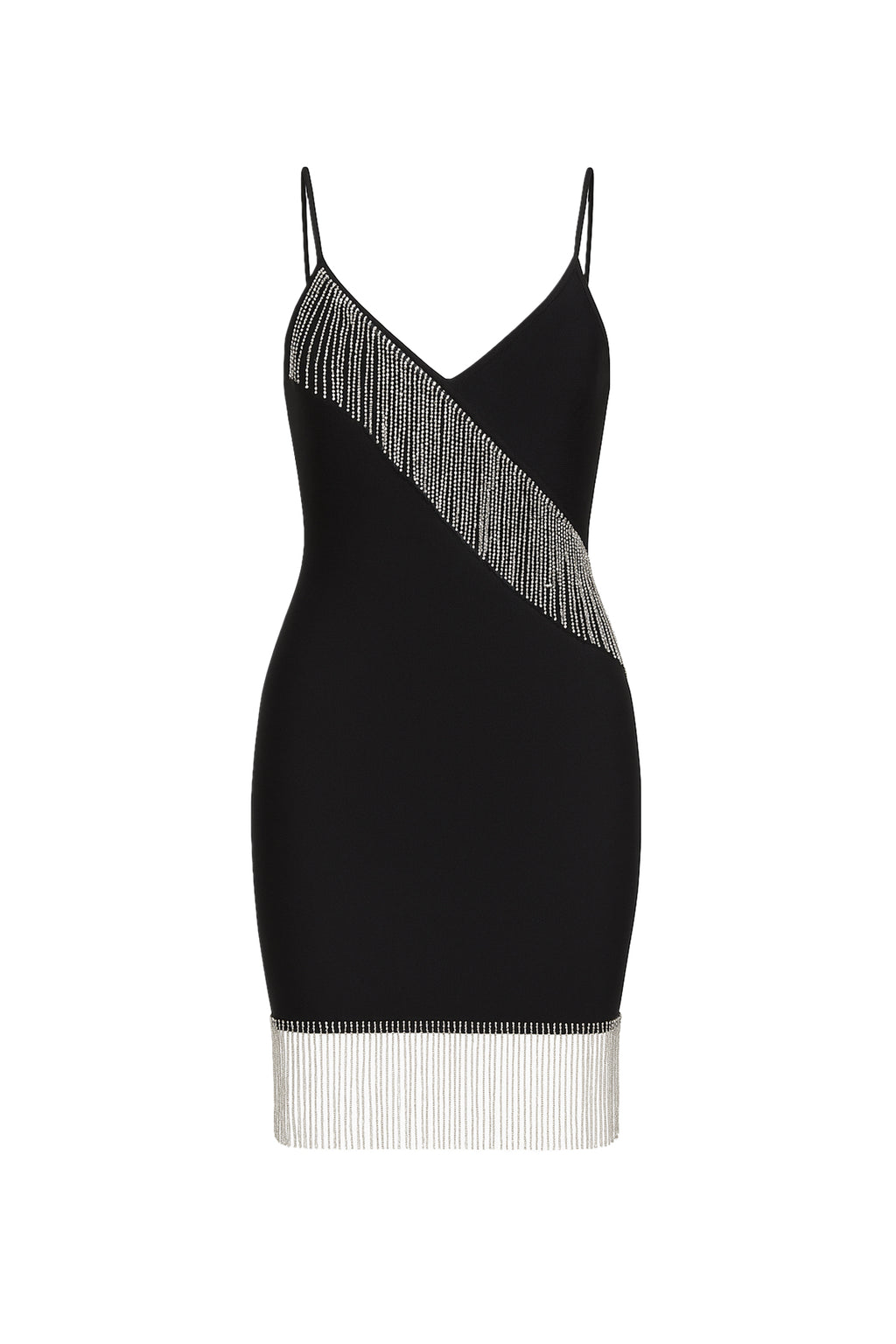 knee length dresses for ladies AIDEN PLATINUM BANDAGE MINI DRESS main image 1