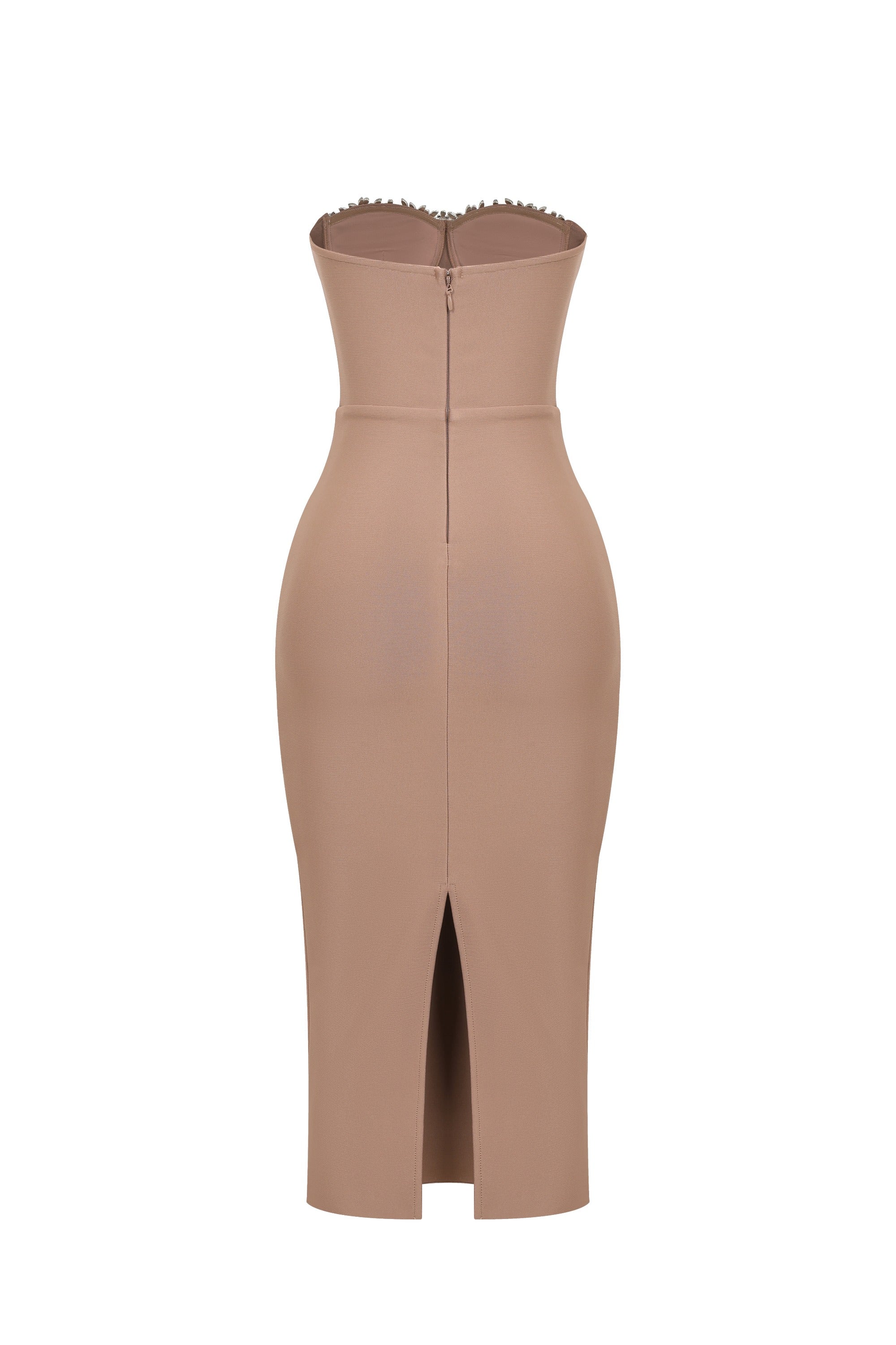 Bring On The Night Bandage Tube Embellished Dress