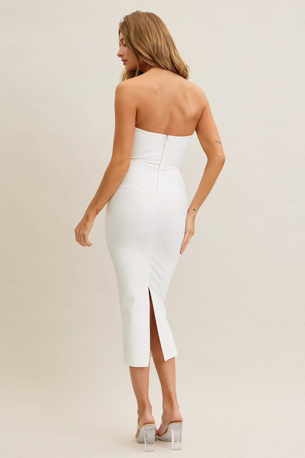 Bring On The Night Bandage Tube Embellished Dress
