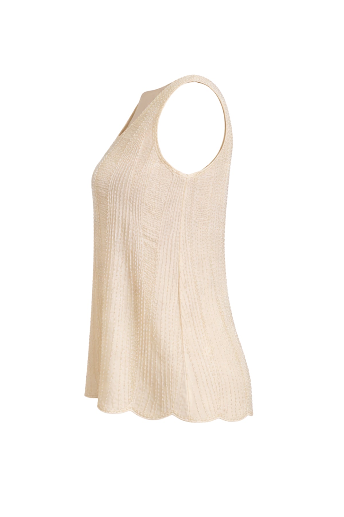 What A Catch Beaded Tank Top
