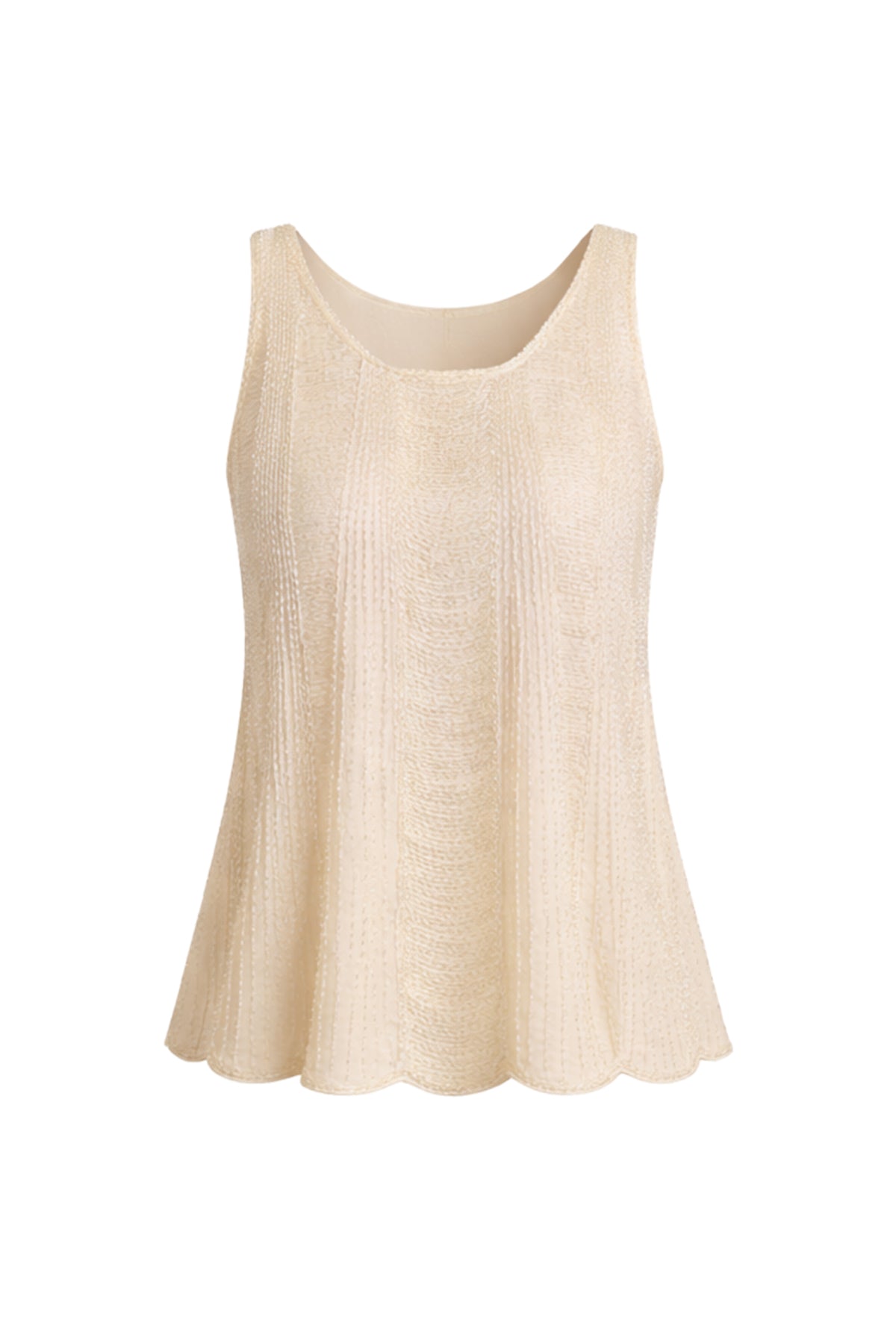 What A Catch Beaded Tank Top