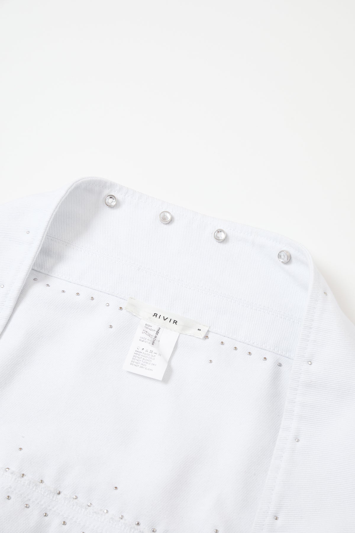 Denim Studded Bolero Jacket