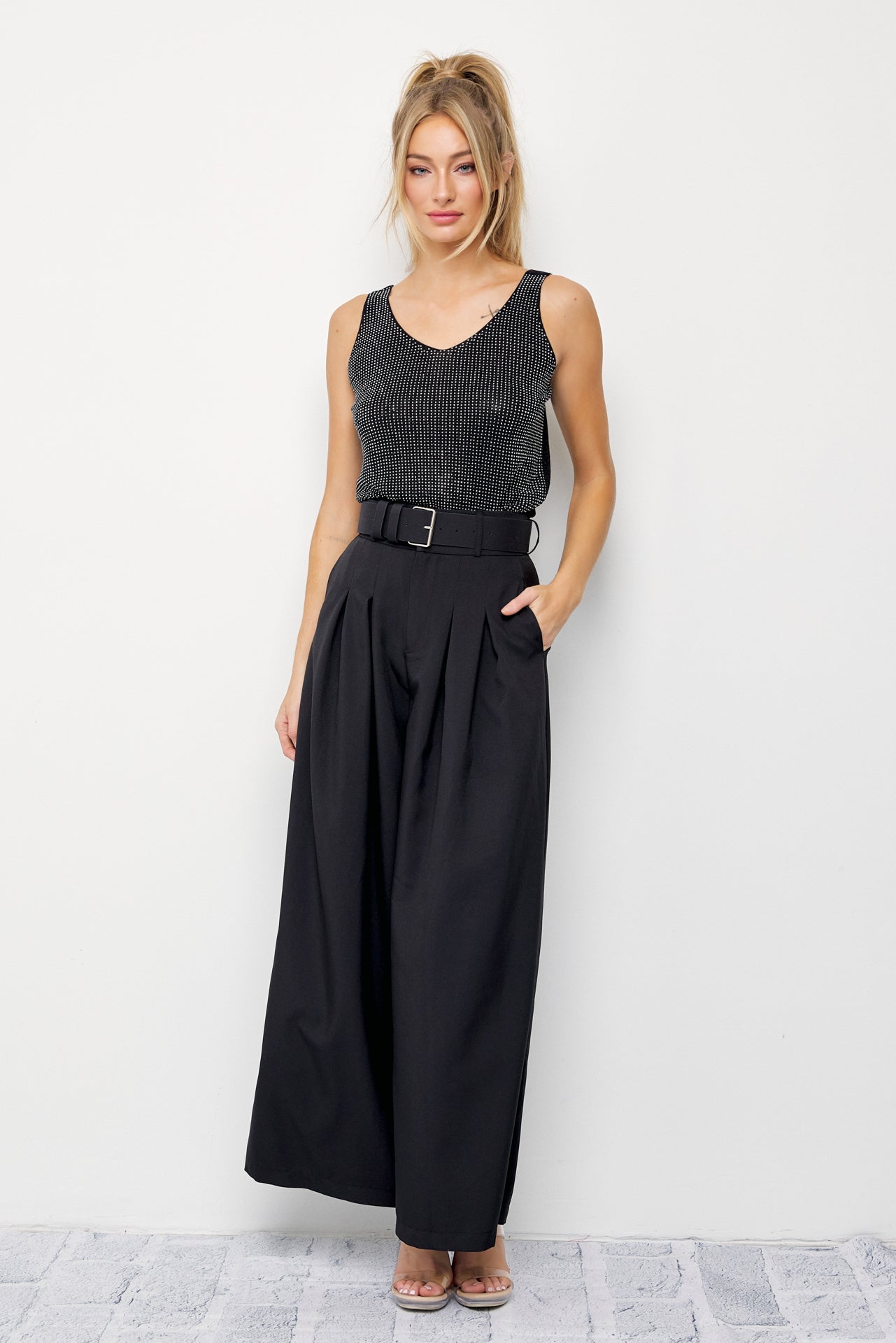 Haley High Waist Palazzo Pants