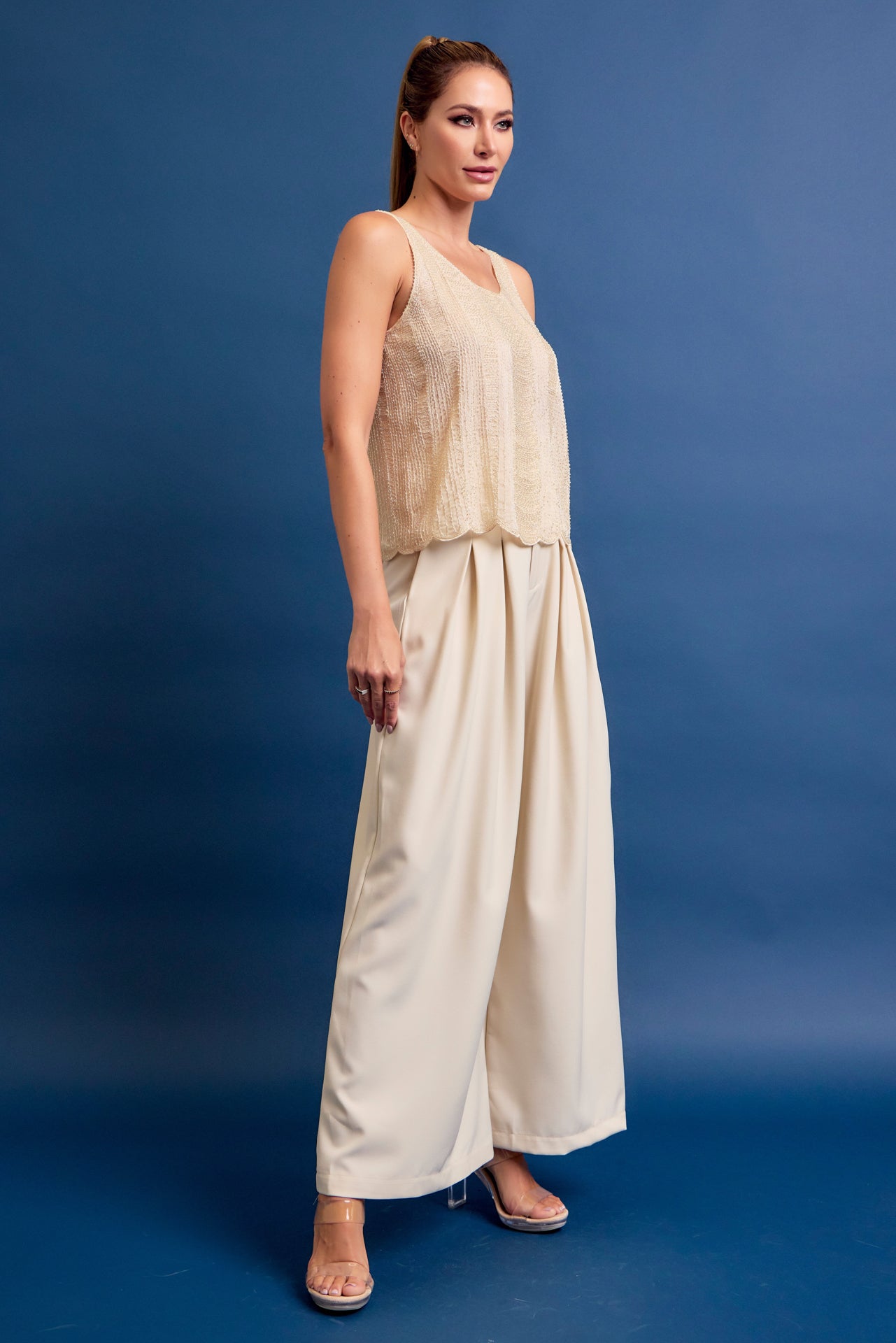 Haley High Waist Palazzo Pants