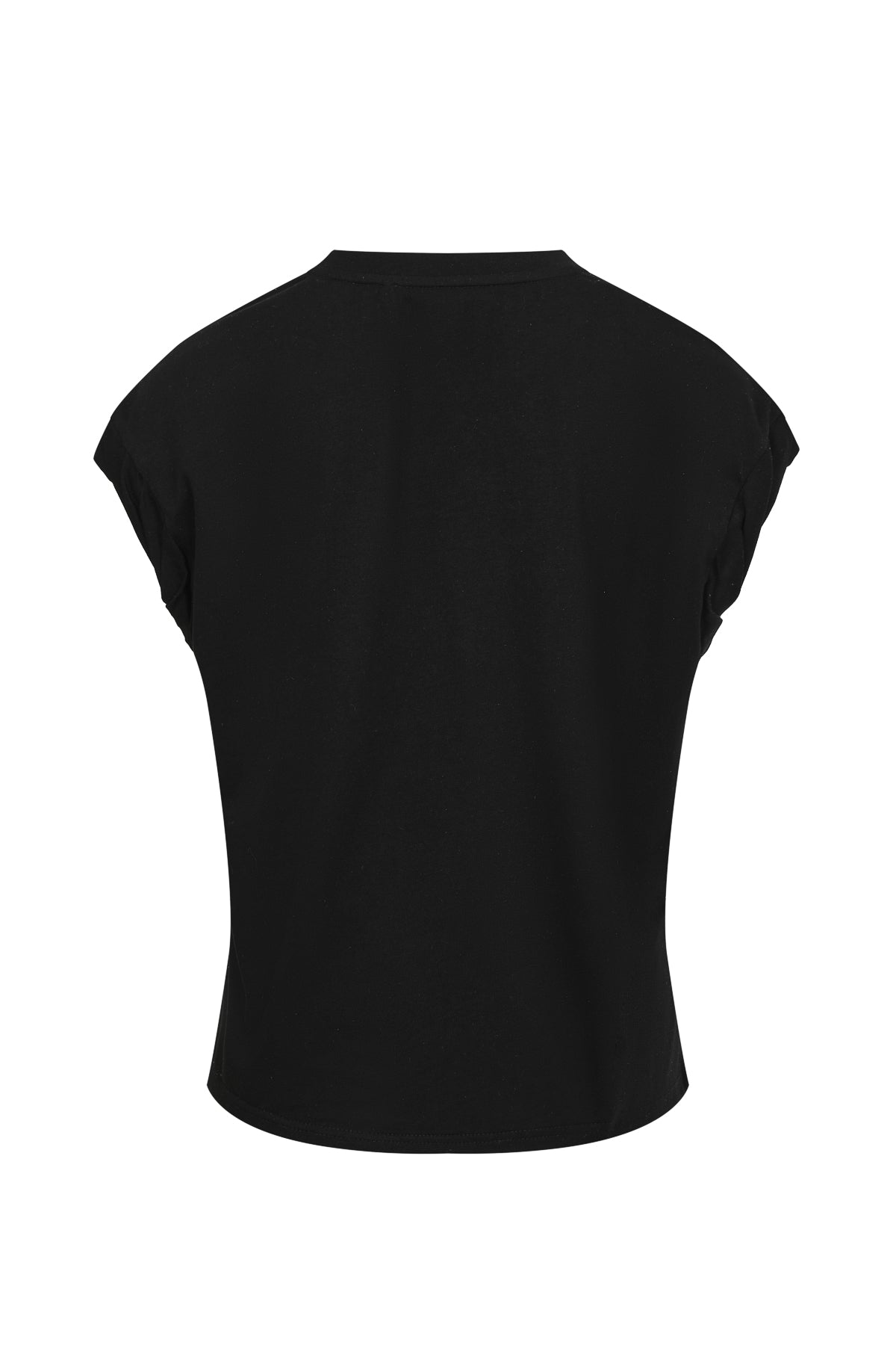 Embellished Floral Knit Sleeve Twist Top