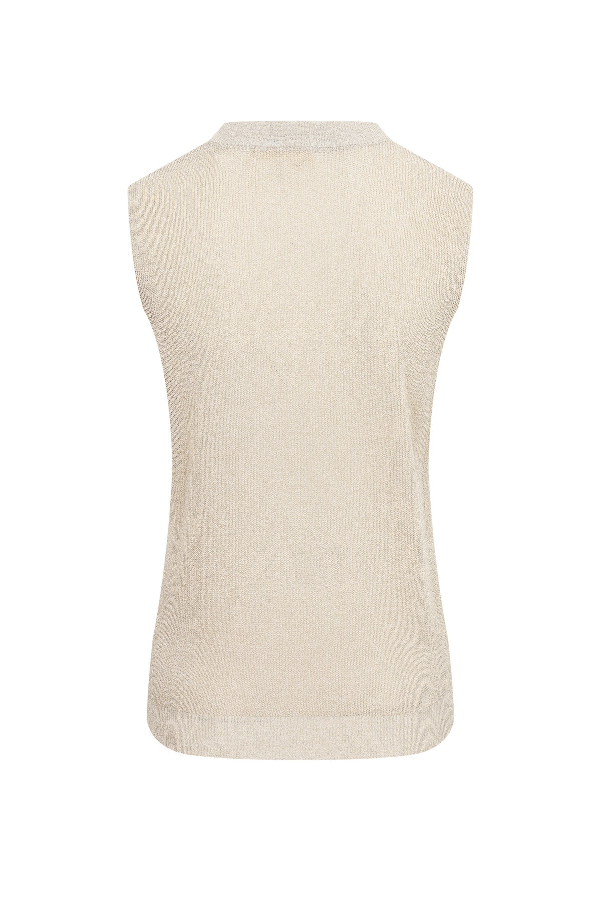 Knit Sleeveless Hot Fix Top