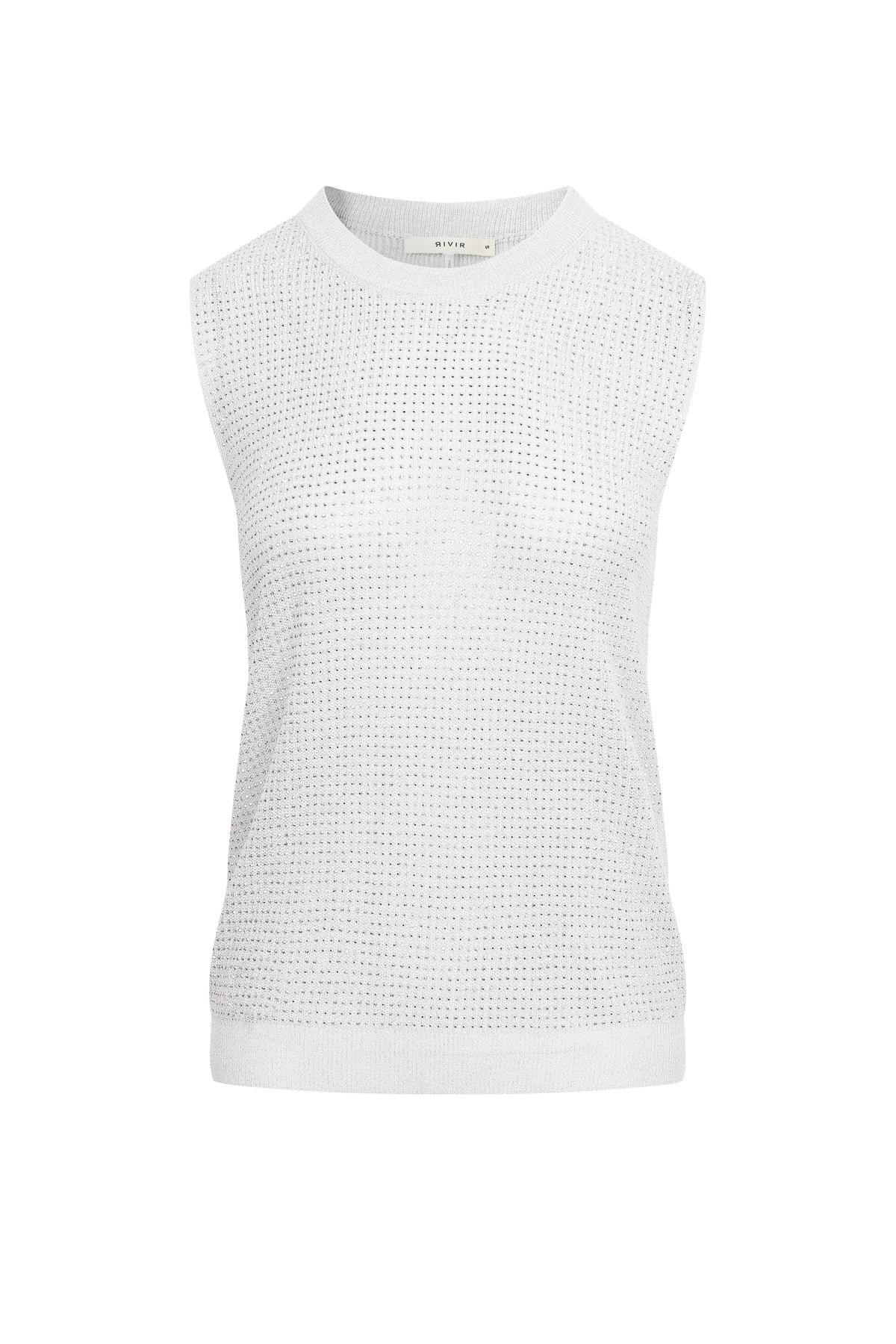 Knit Sleeveless Hot Fix Top